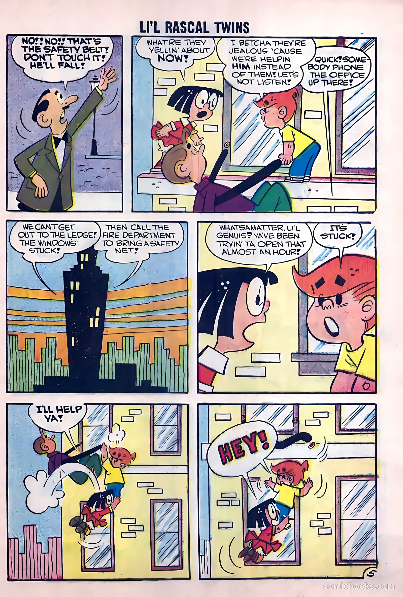 Li'l Rascal Twins #7 (1957) — page 29 of 36