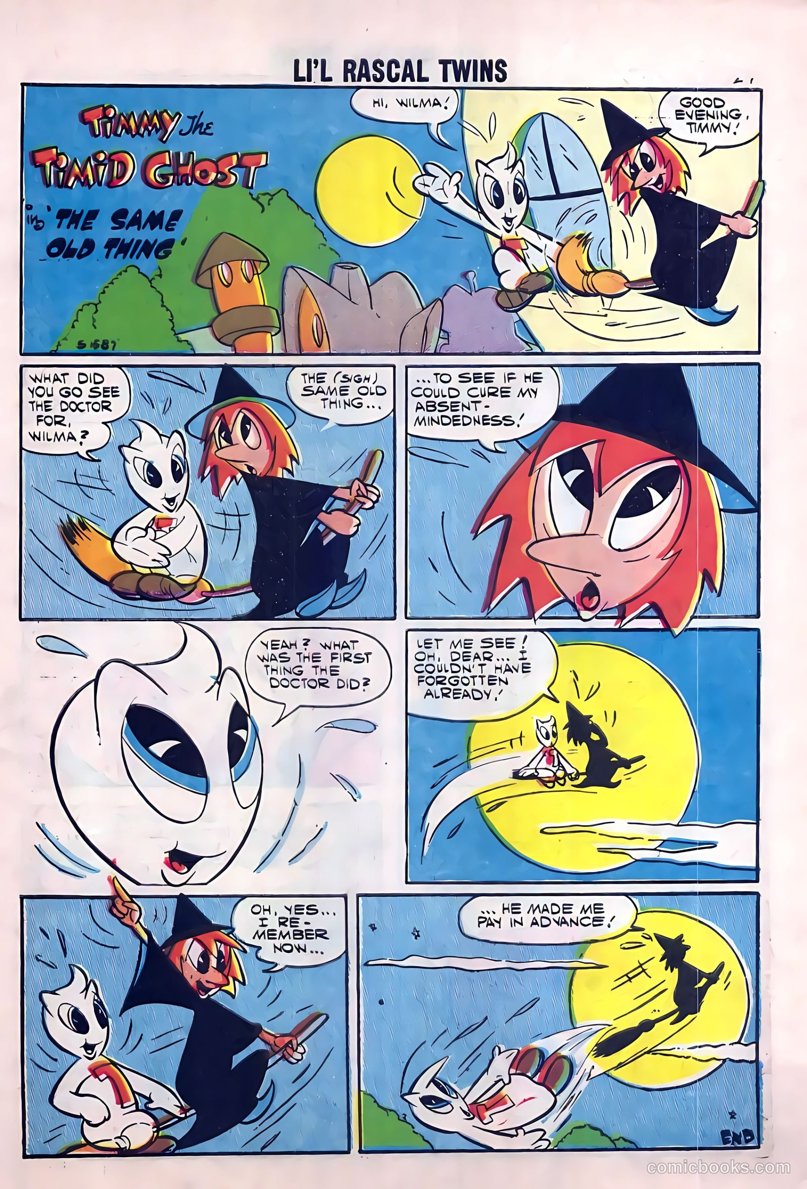 Li'l Rascal Twins #7 (1957) — page 31 of 36