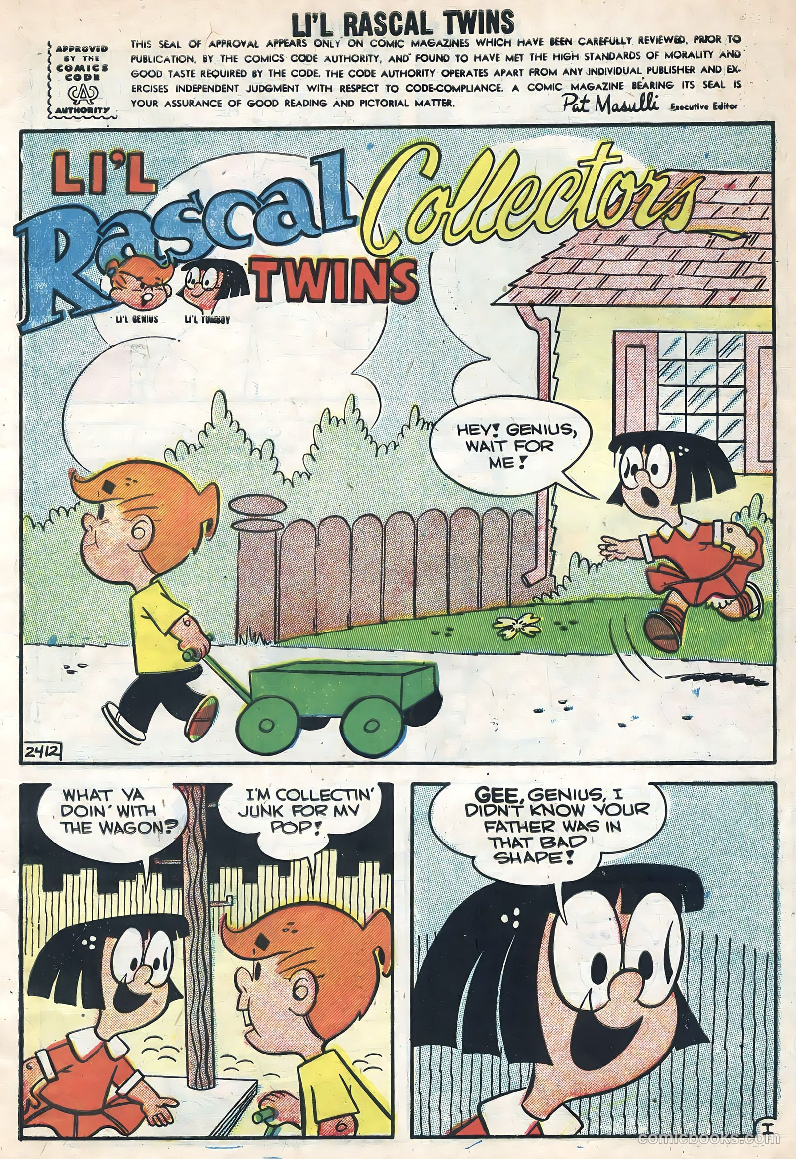 Li'l Rascal Twins #8 (1958) — page 3 of 36