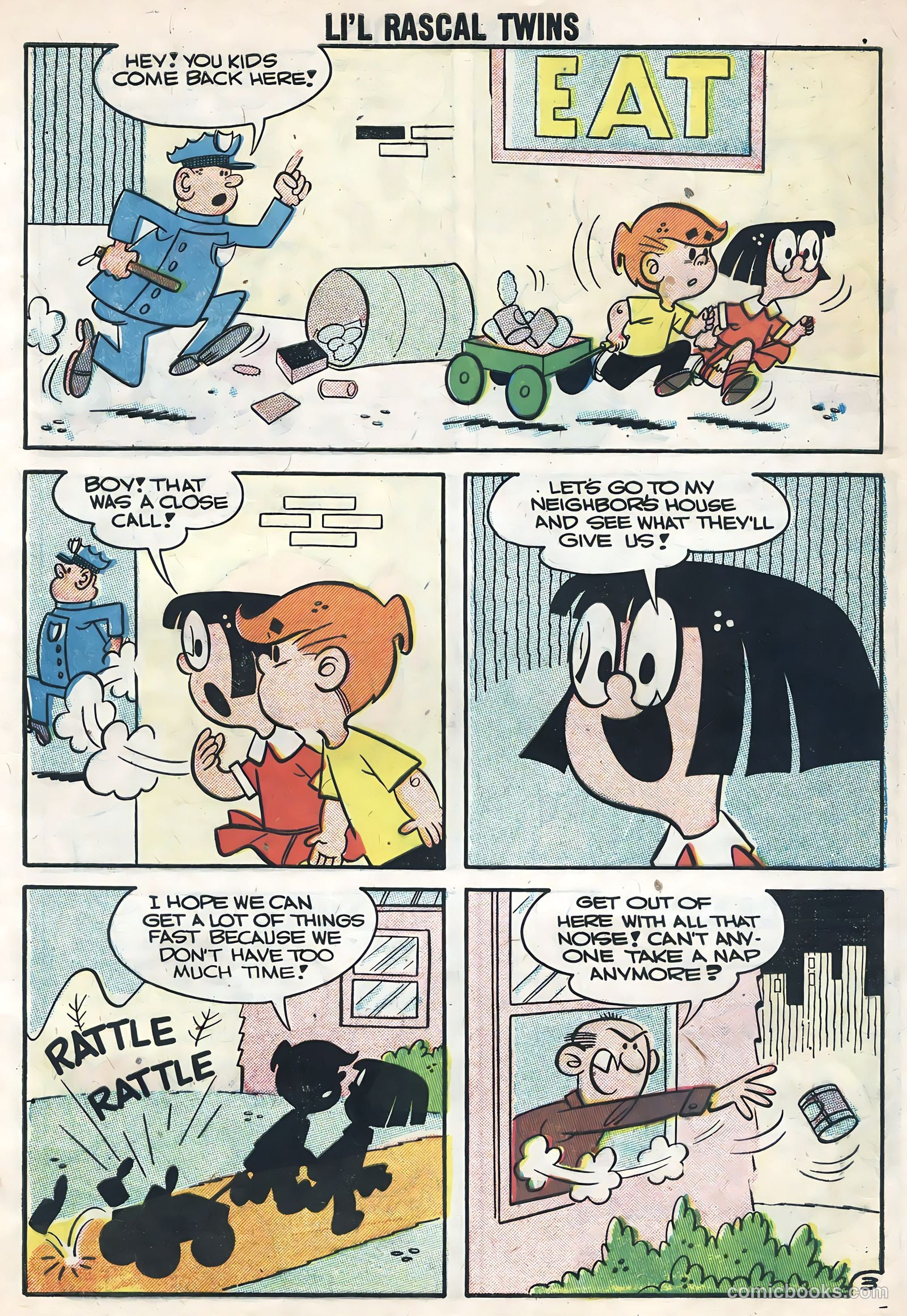Li'l Rascal Twins #8 (1958) — page 5 of 36