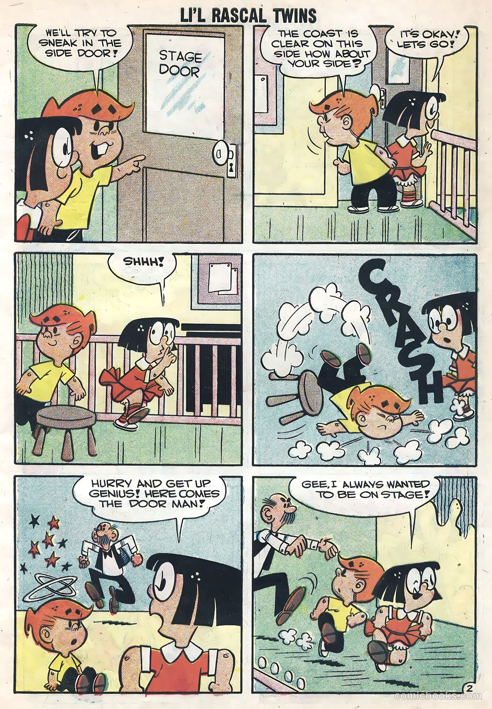 Li'l Rascal Twins #8 (1958) — page 9 of 36