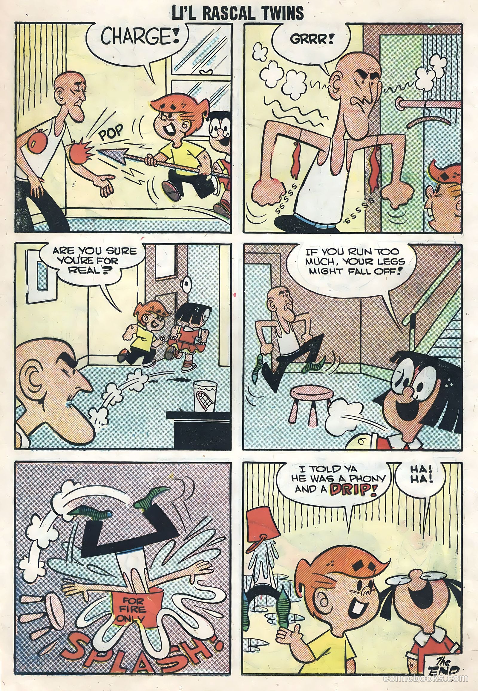Li'l Rascal Twins #8 (1958) — page 12 of 36