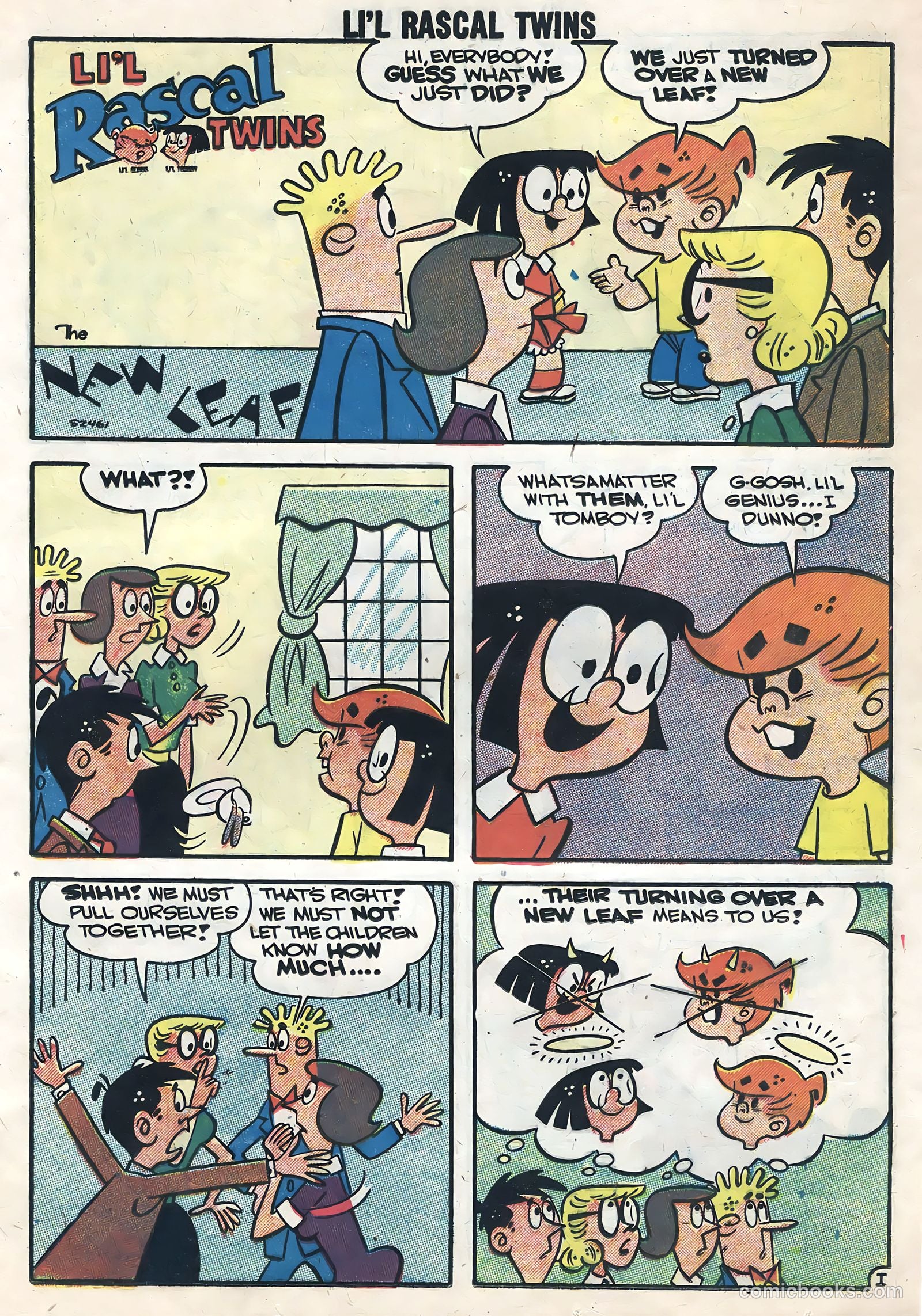 Li'l Rascal Twins #8 (1958) — page 13 of 36