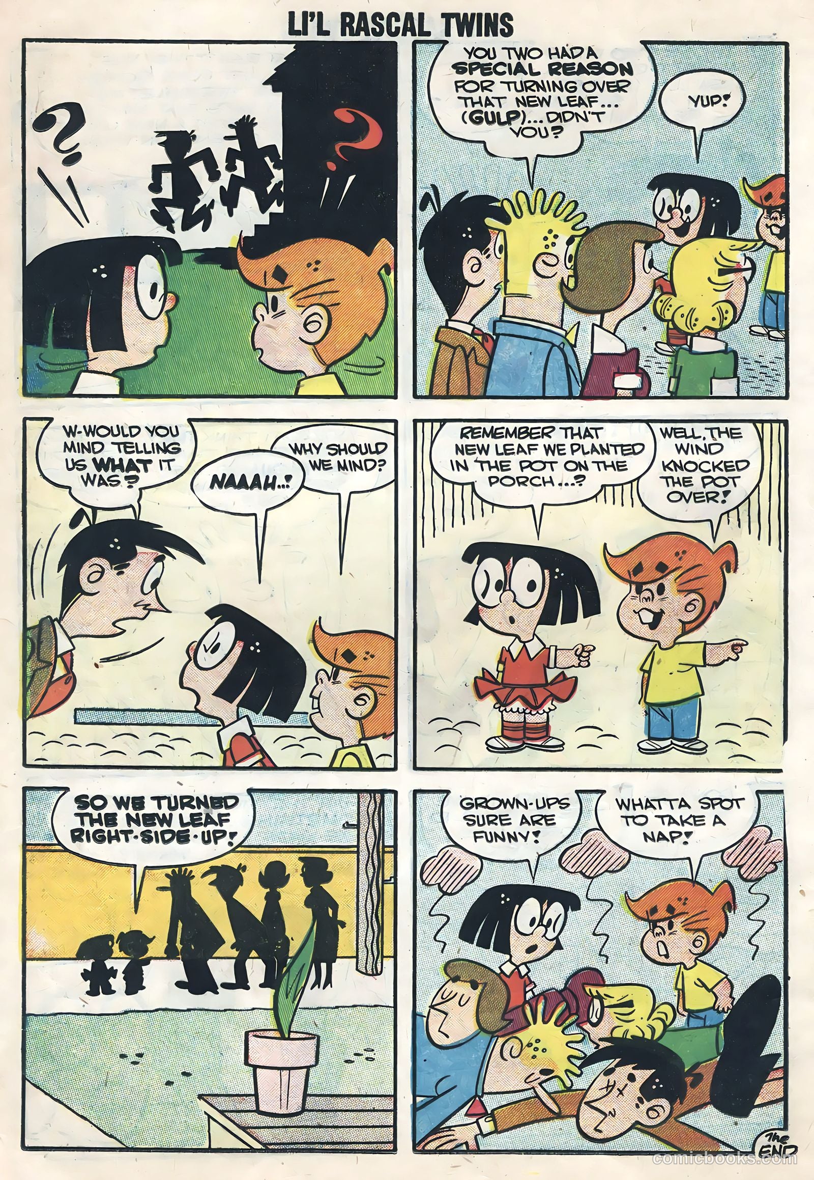 Li'l Rascal Twins #8 (1958) — page 16 of 36