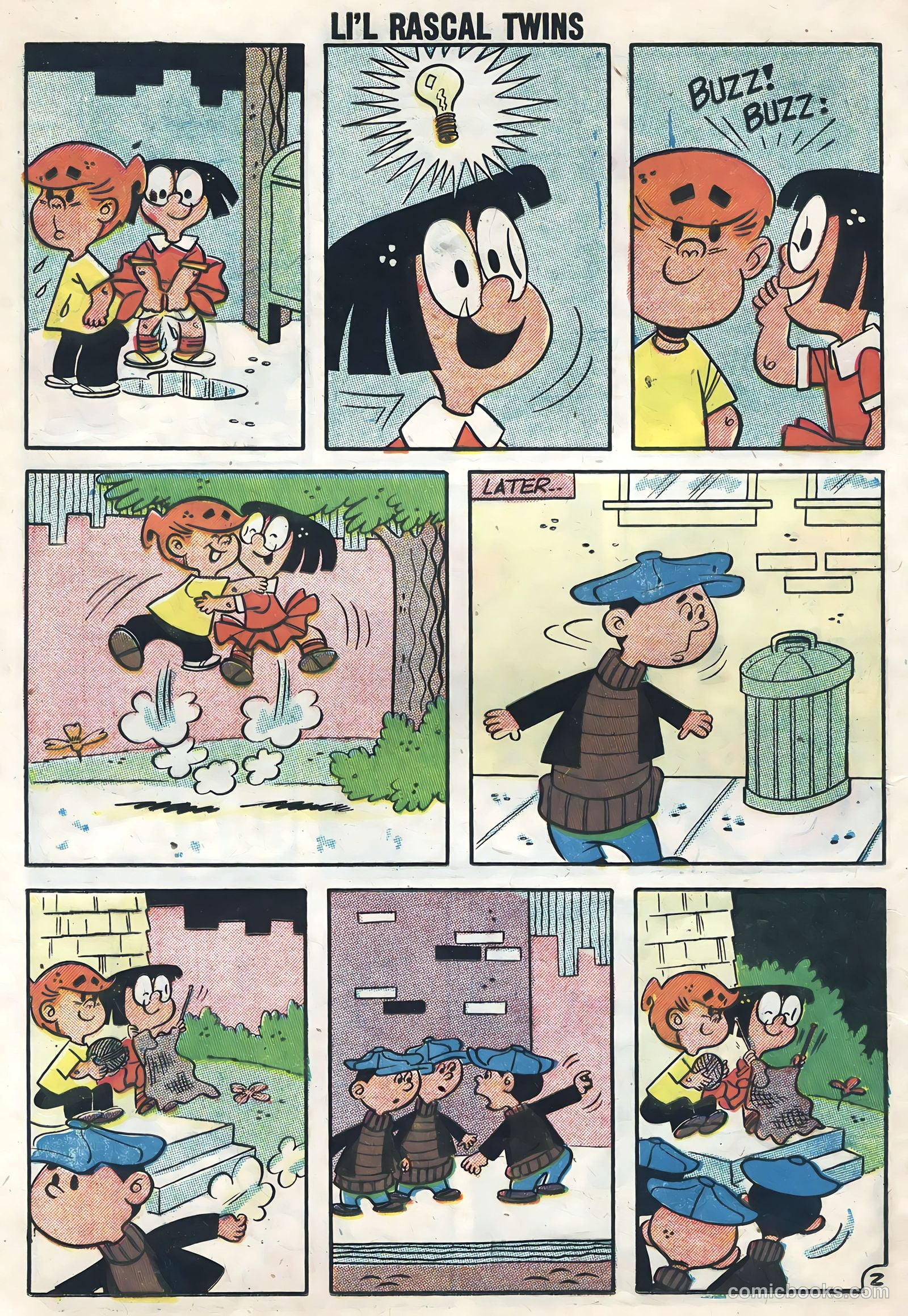 Li'l Rascal Twins #8 (1958) — page 20 of 36
