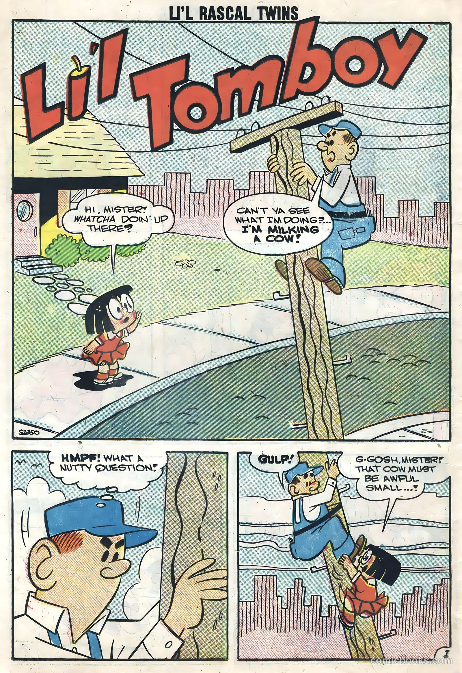 Li'l Rascal Twins #8 (1958) — page 22 of 36