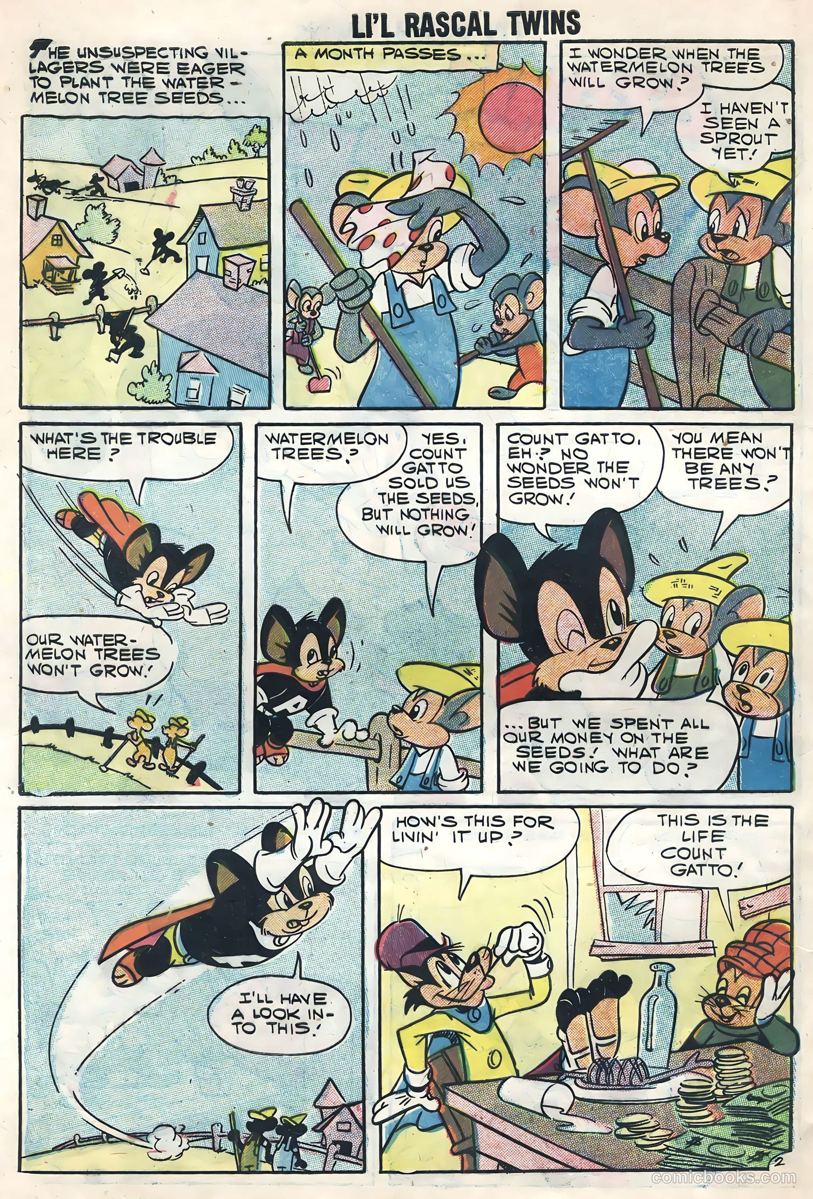 Li'l Rascal Twins #8 (1958) — page 28 of 36