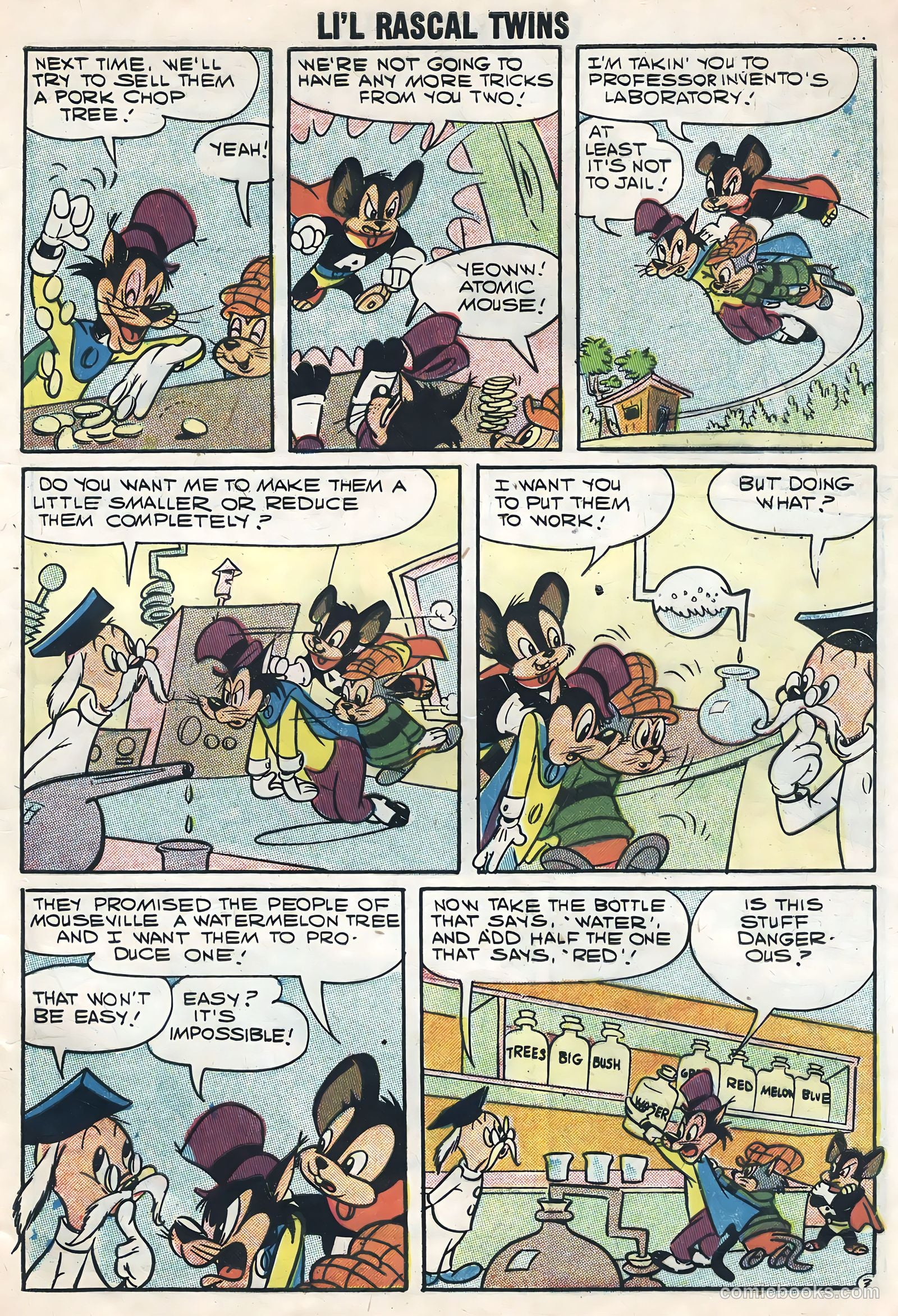 Li'l Rascal Twins #8 (1958) — page 29 of 36