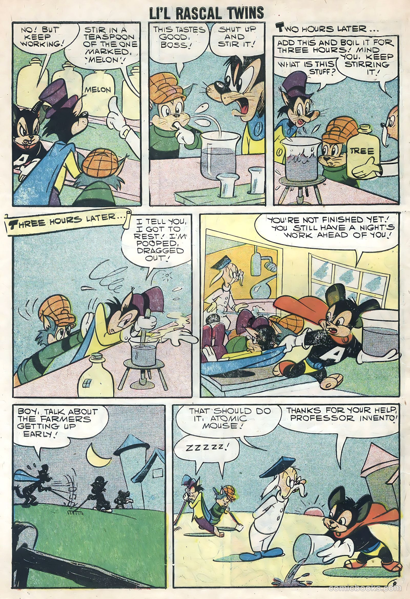 Li'l Rascal Twins #8 (1958) — page 30 of 36