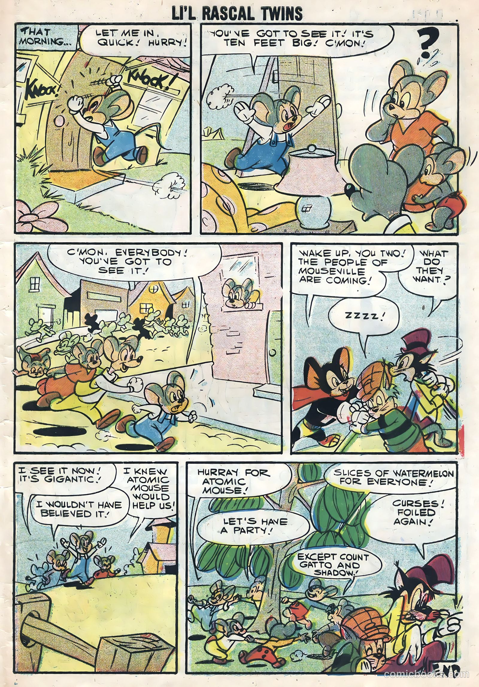 Li'l Rascal Twins #8 (1958) — page 31 of 36