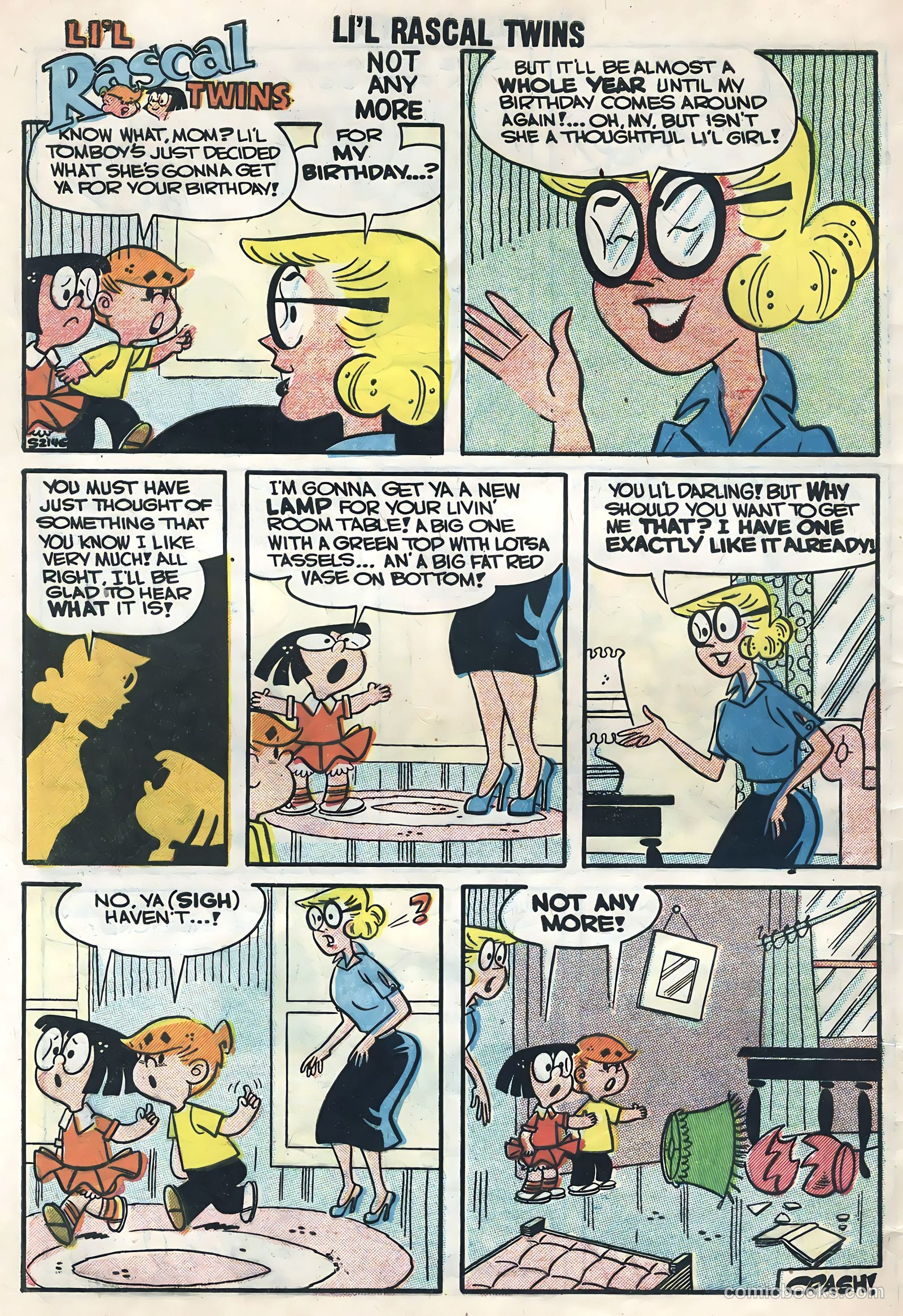 Li'l Rascal Twins #8 (1958) — page 32 of 36