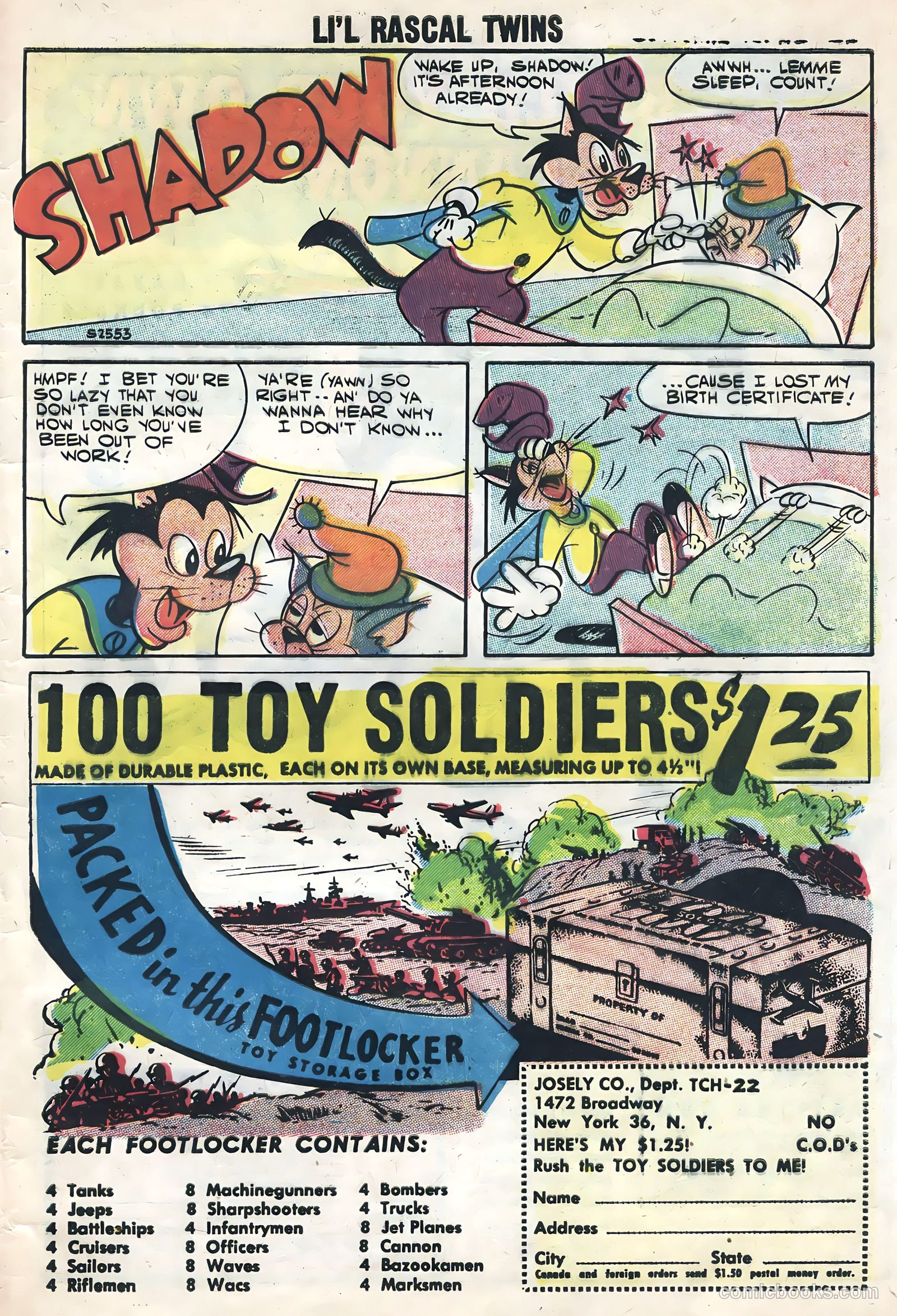 Li'l Rascal Twins #8 (1958) — page 33 of 36