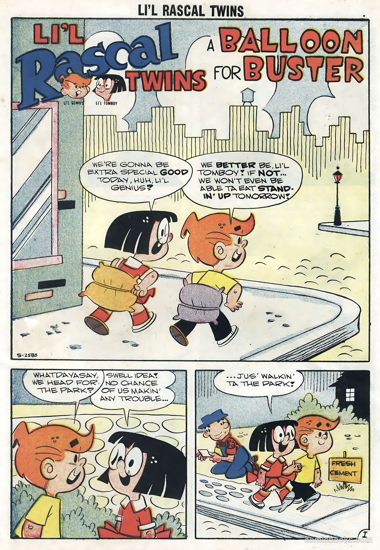 Li'l Rascal Twins #9 (1958) — page 3 of 36