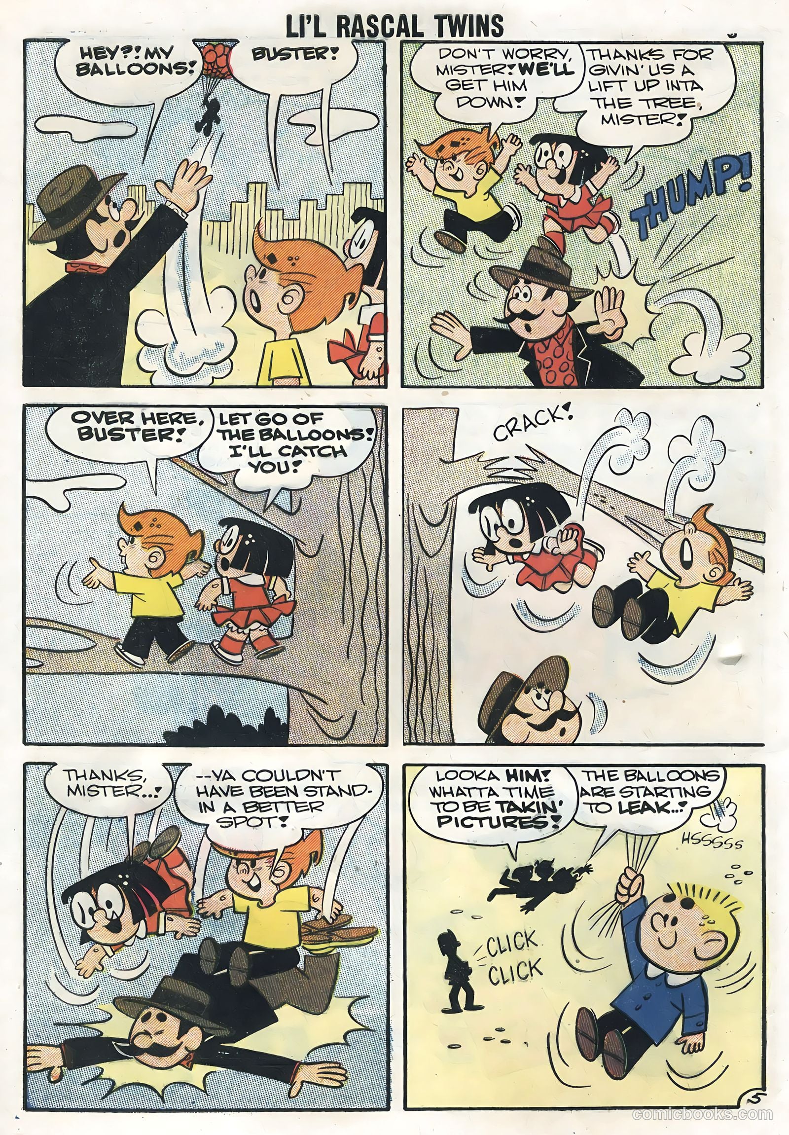 Li'l Rascal Twins #9 (1958) — page 8 of 36