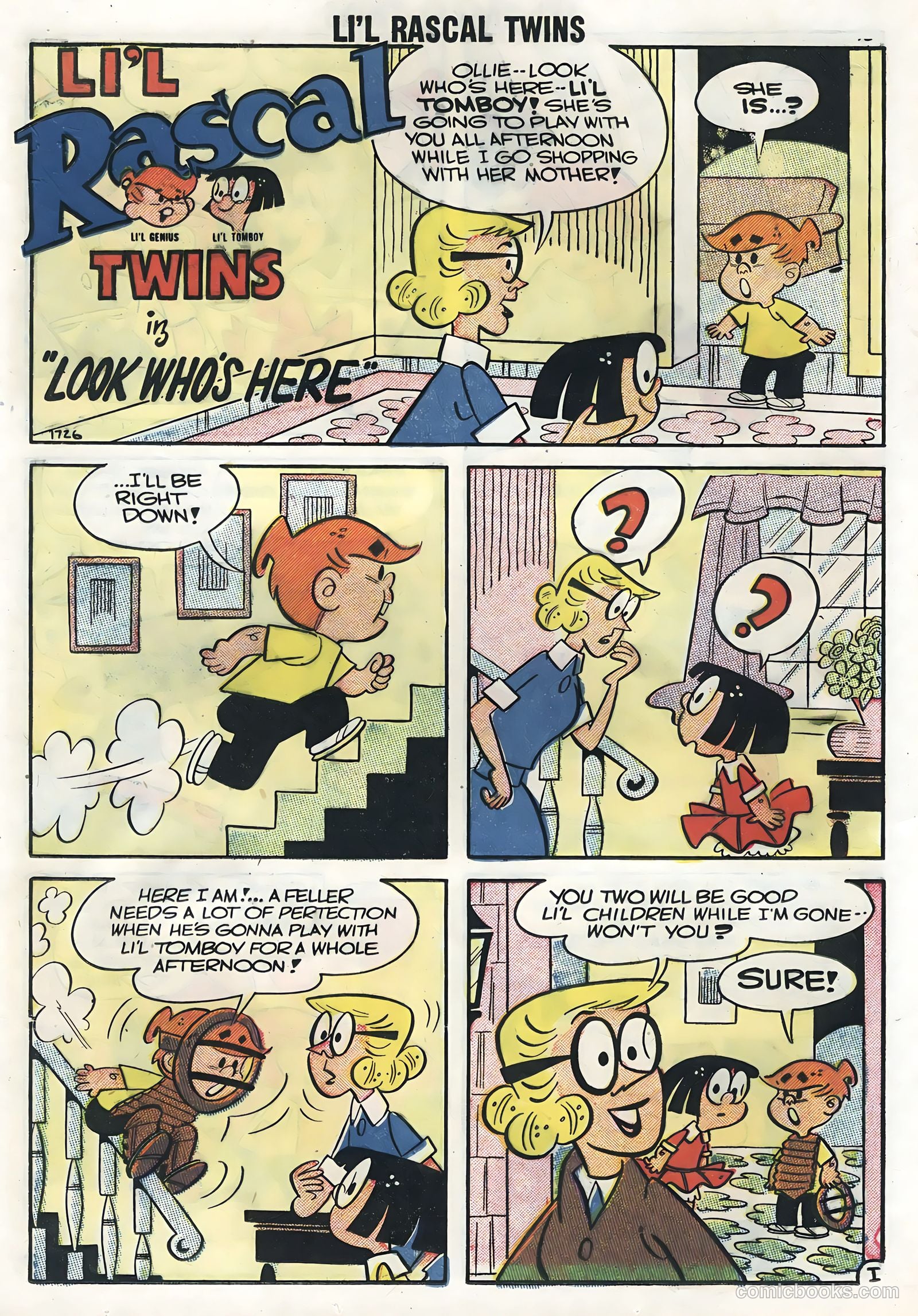 Li'l Rascal Twins #9 (1958) — page 12 of 36
