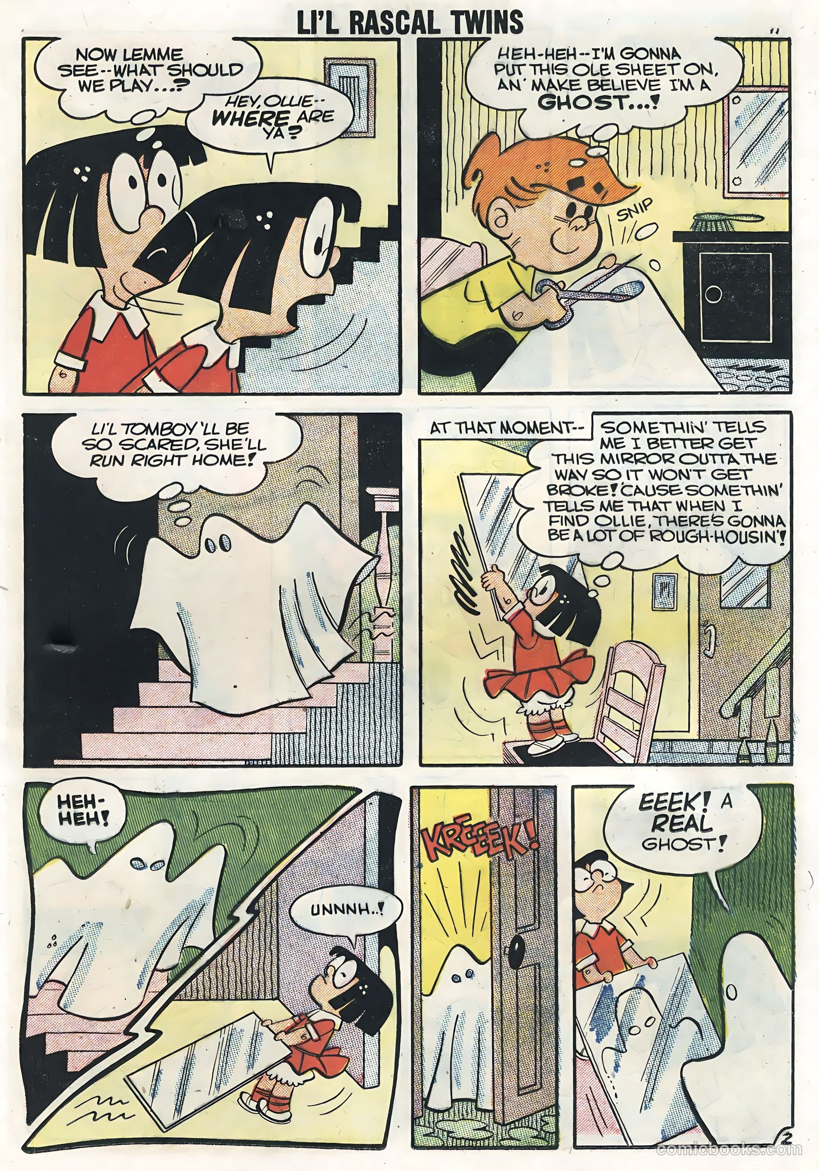 Li'l Rascal Twins #9 (1958) — page 13 of 36