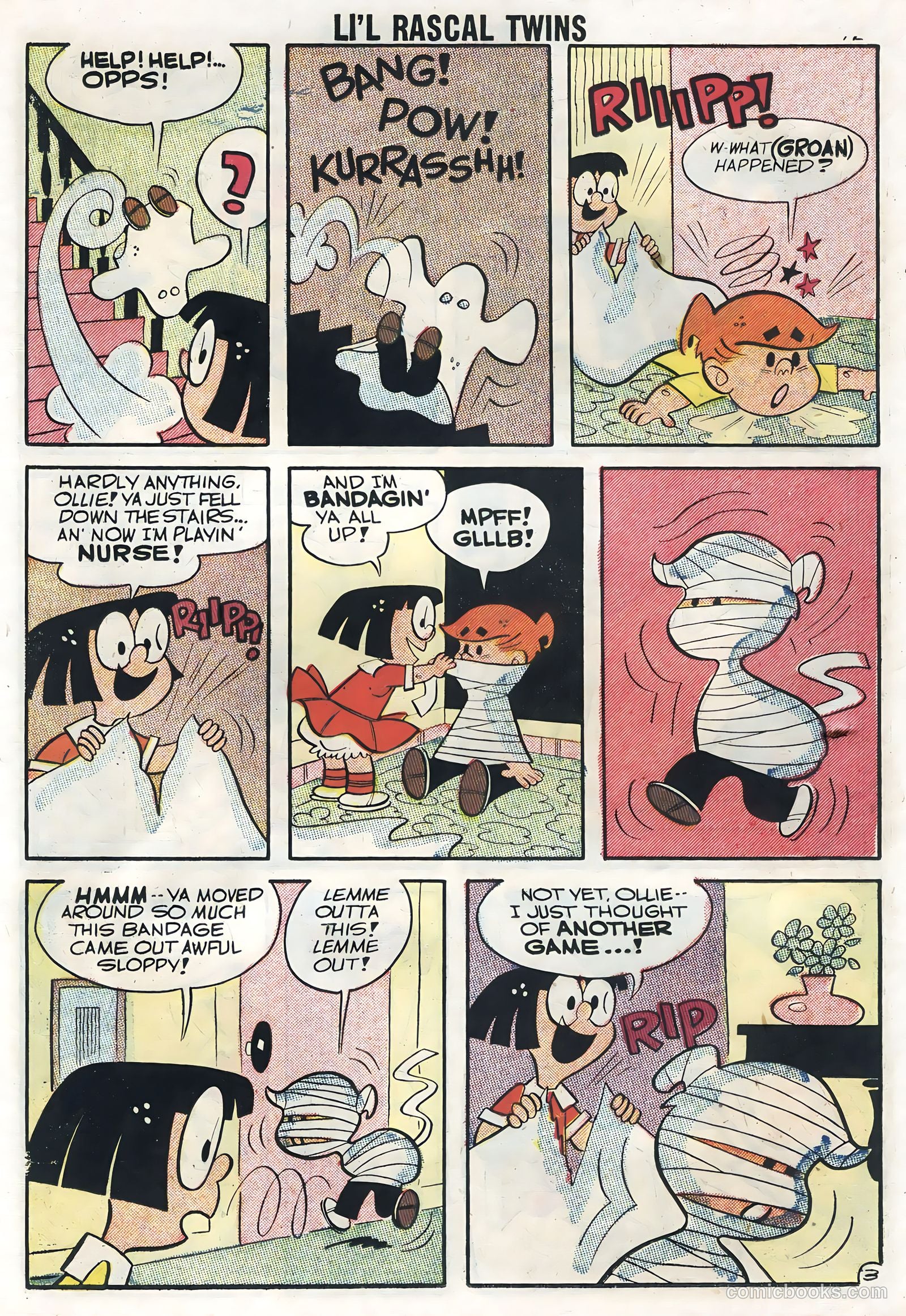 Li'l Rascal Twins #9 (1958) — page 14 of 36