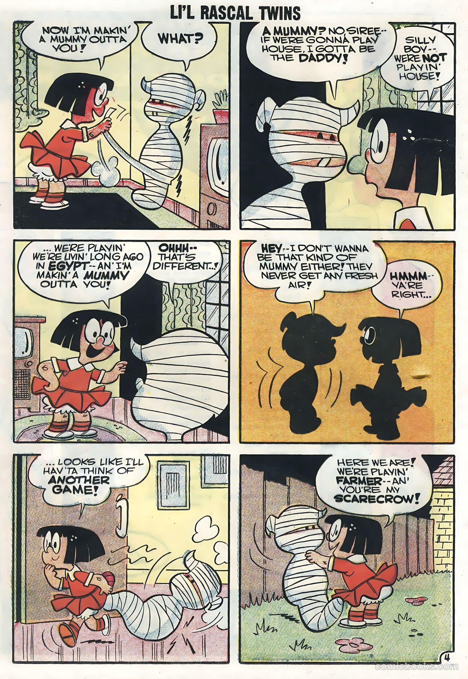 Li'l Rascal Twins #9 (1958) — page 16 of 36