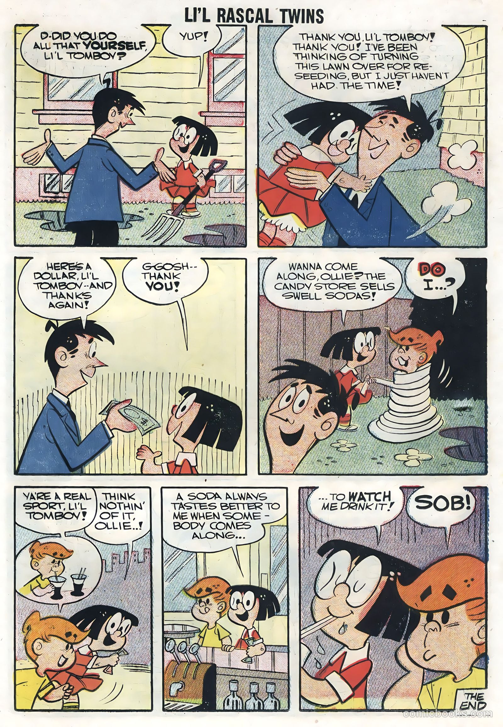 Li'l Rascal Twins #9 (1958) — page 18 of 36