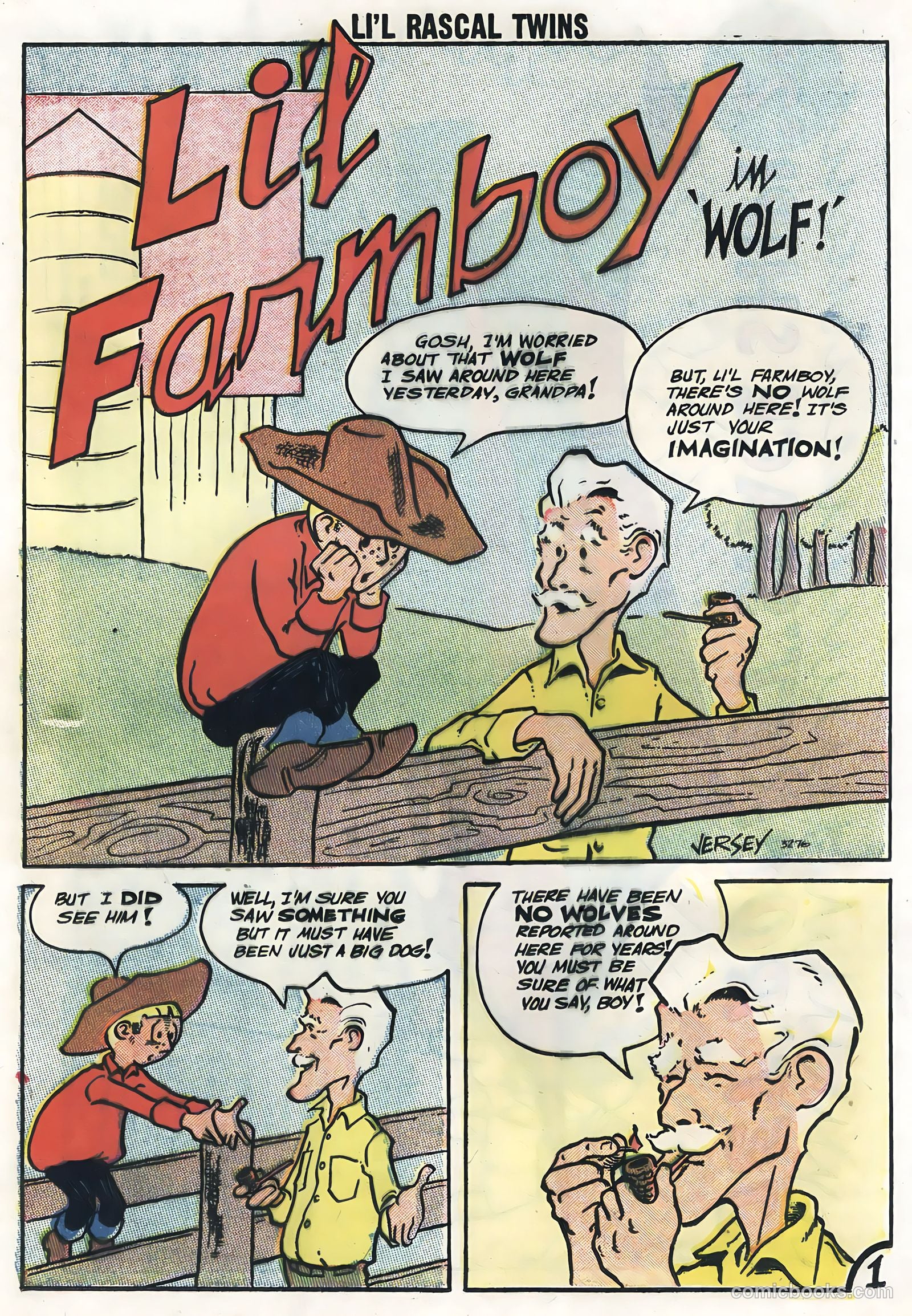 Li'l Rascal Twins #9 (1958) — page 21 of 36