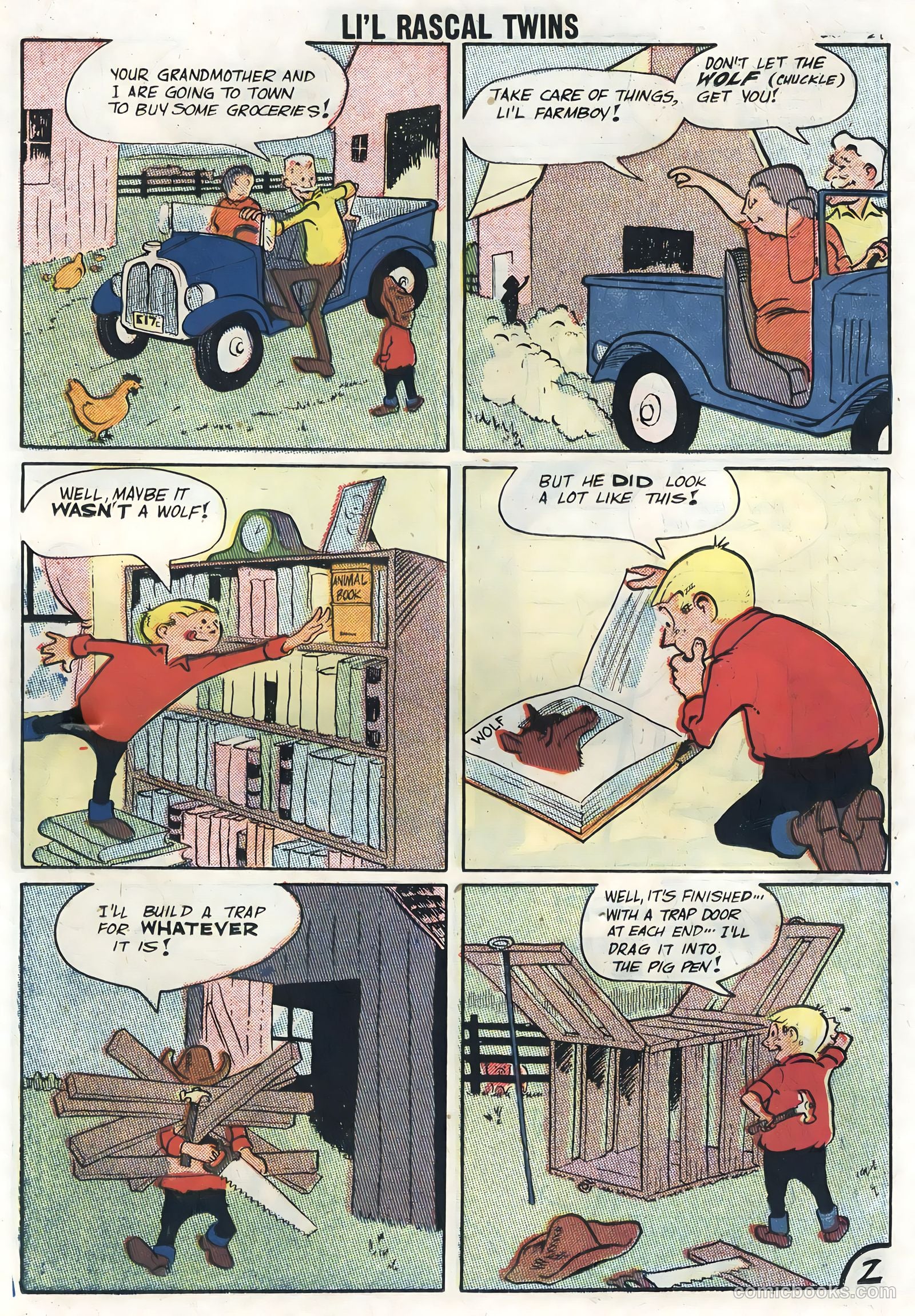 Li'l Rascal Twins #9 (1958) — page 23 of 36