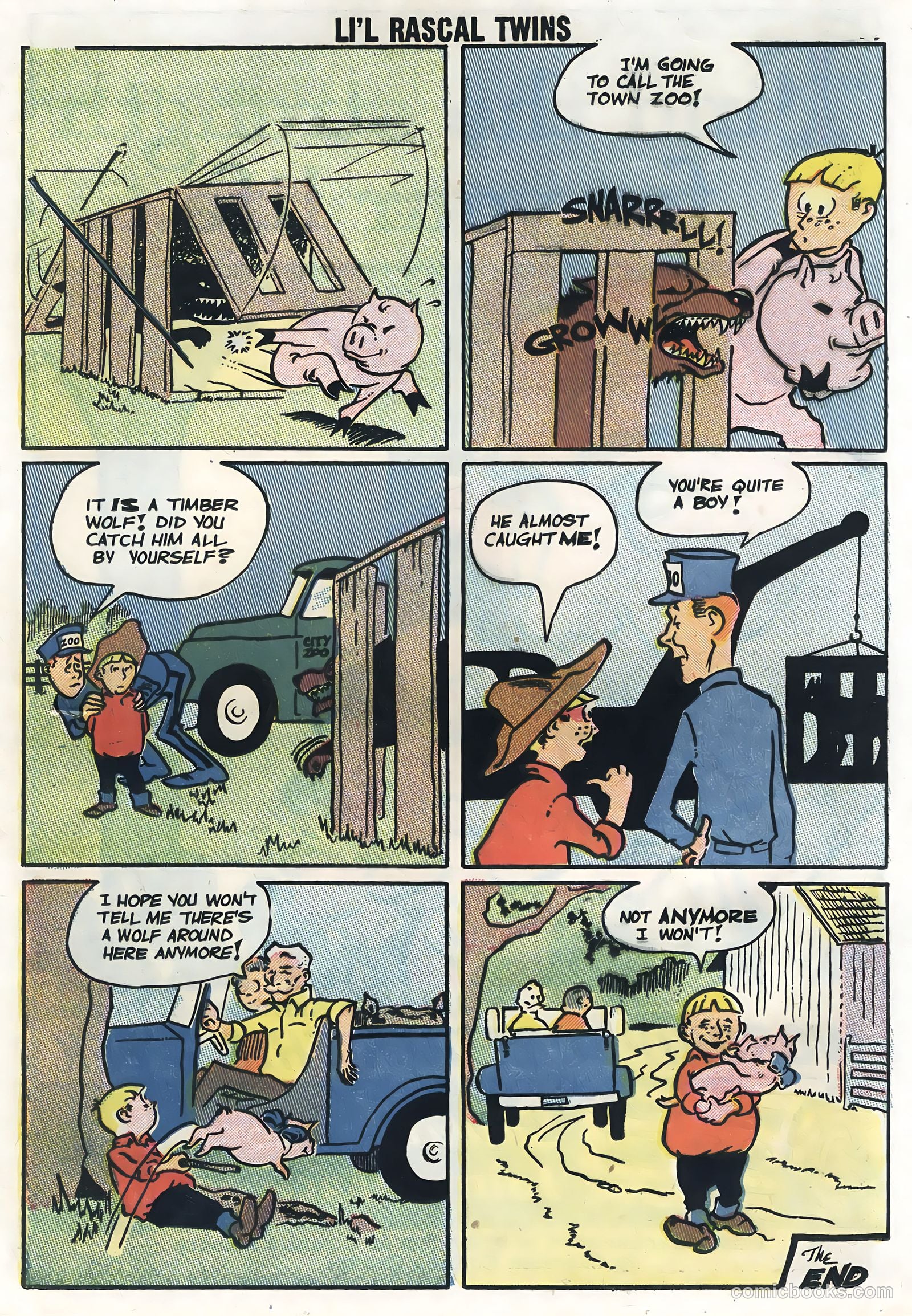 Li'l Rascal Twins #9 (1958) — page 25 of 36
