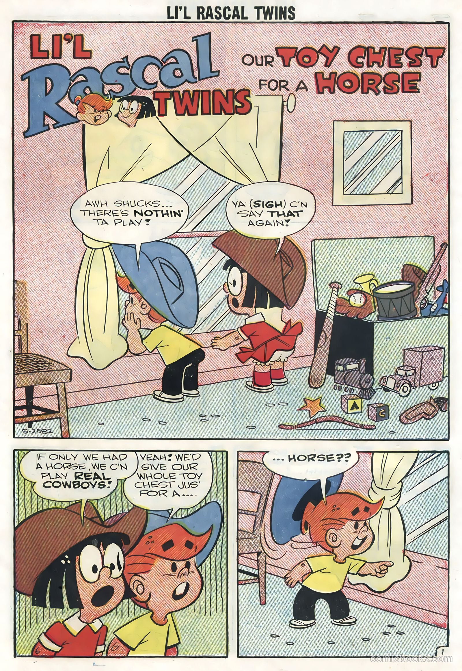 Li'l Rascal Twins #9 (1958) — page 27 of 36