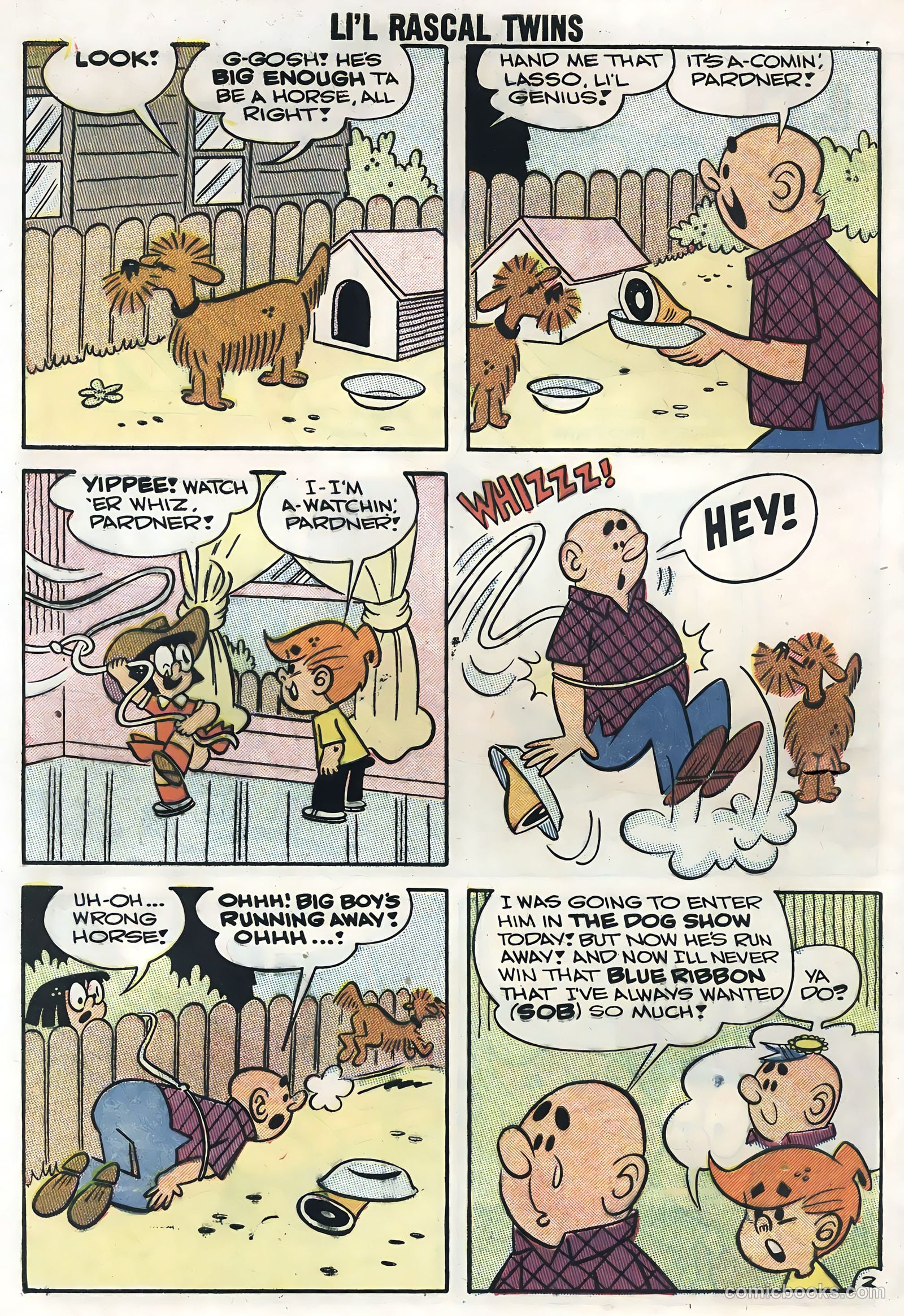 Li'l Rascal Twins #9 (1958) — page 28 of 36