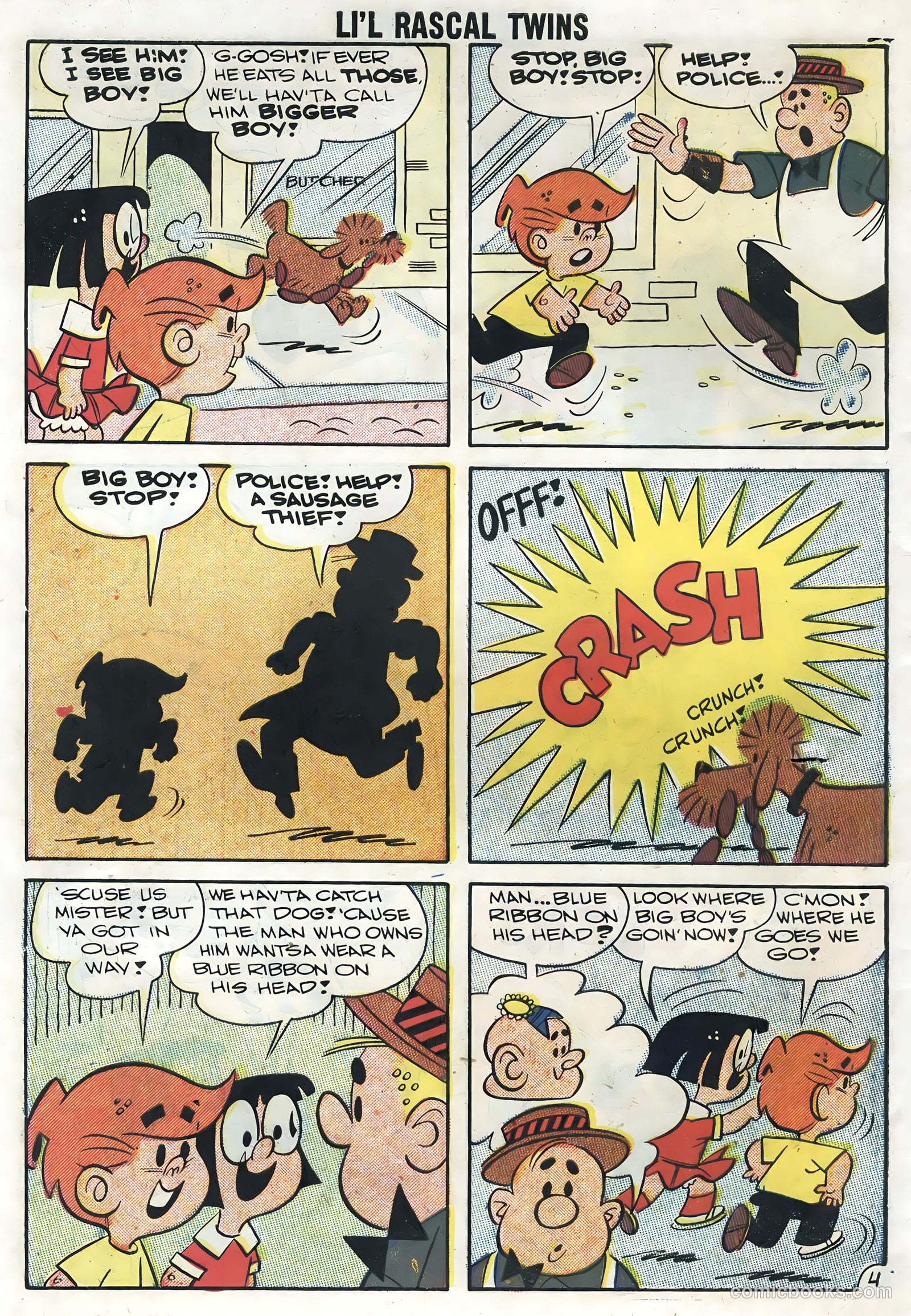 Li'l Rascal Twins #9 (1958) — page 30 of 36