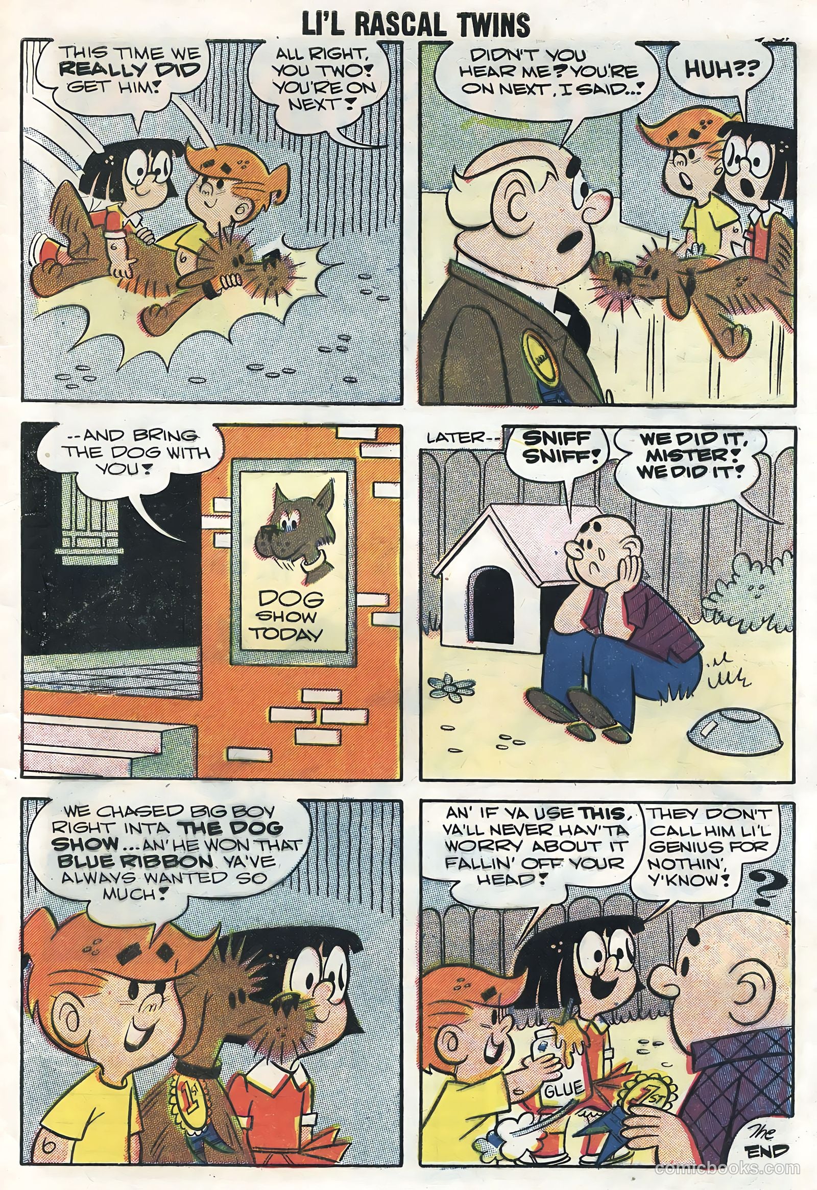 Li'l Rascal Twins #9 (1958) — page 33 of 36
