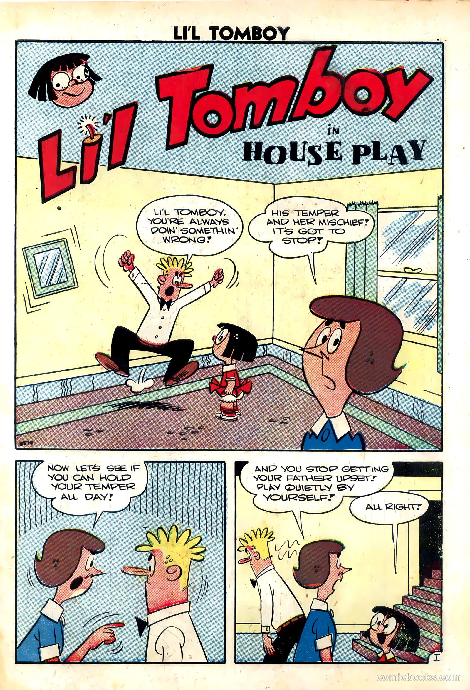 Li'l Tomboy #100 (1958) — page 3 of 36