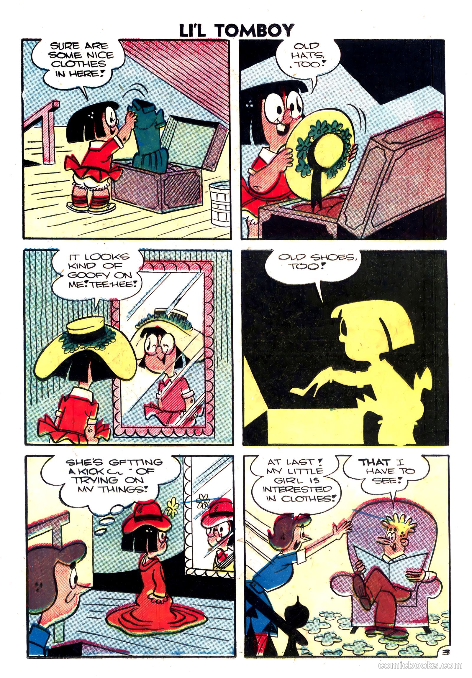Li'l Tomboy #100 (1958) — page 17 of 36