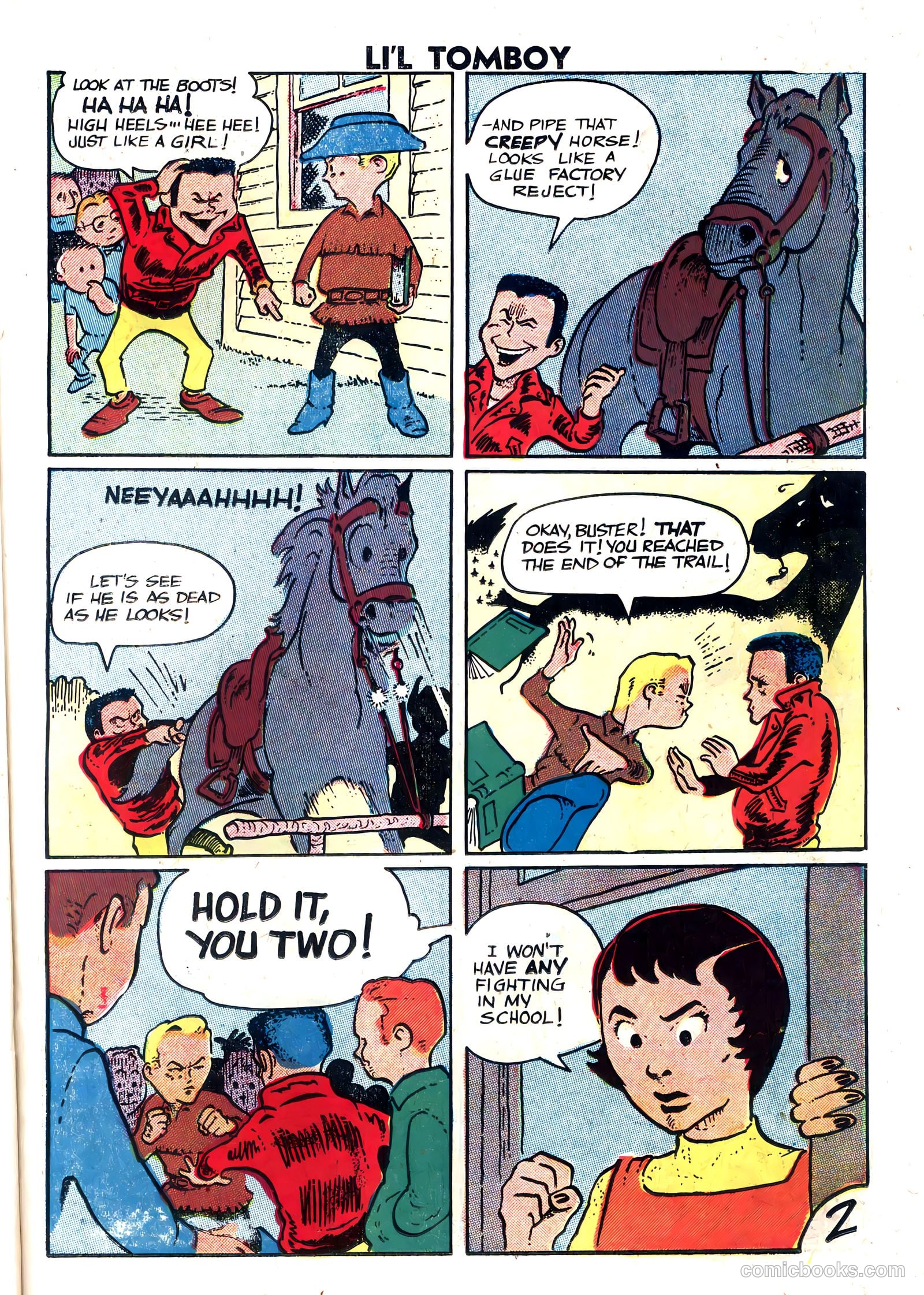 Li'l Tomboy #100 (1958) — page 23 of 36
