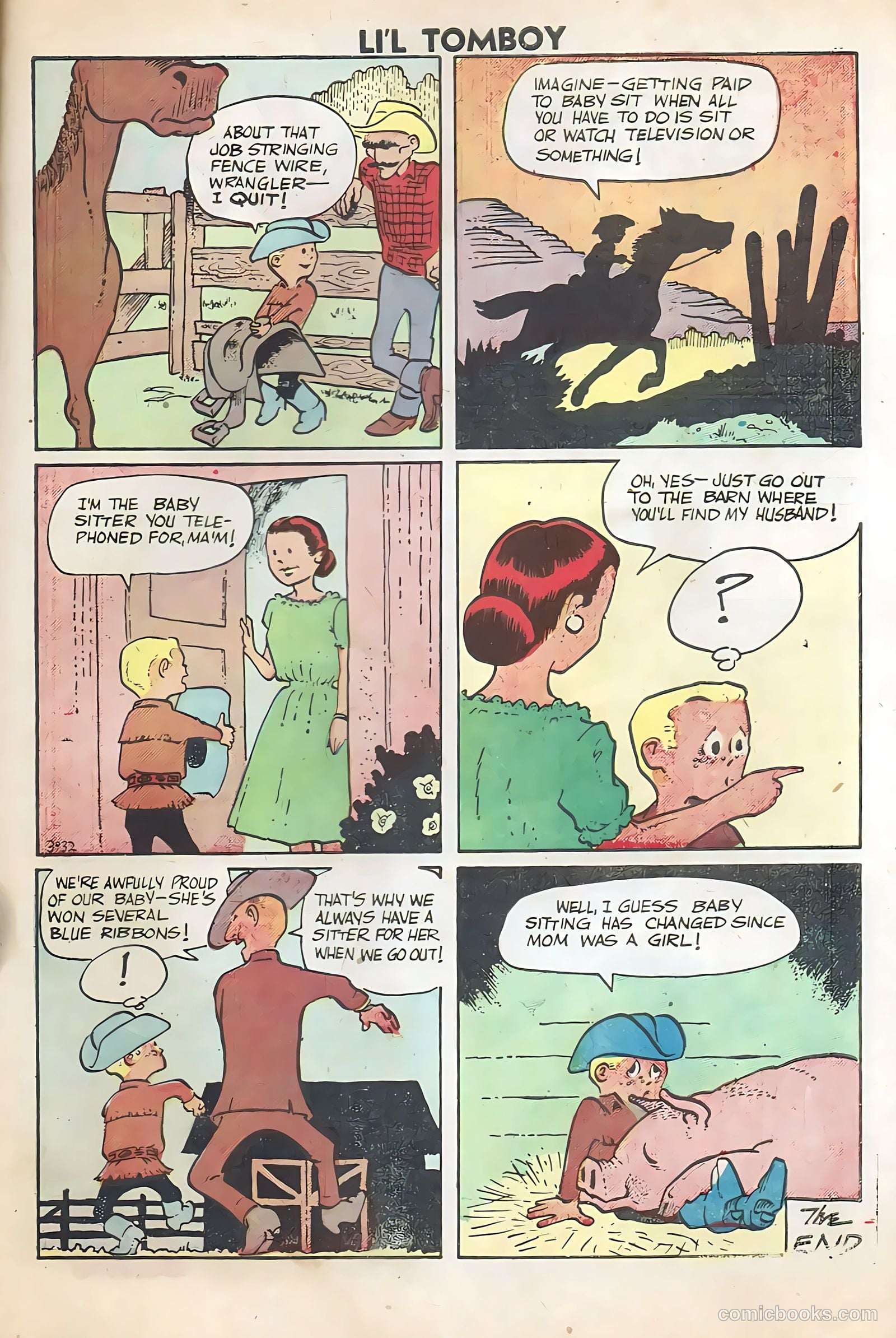 Li'l Tomboy #101 (1958) — page 27 of 36