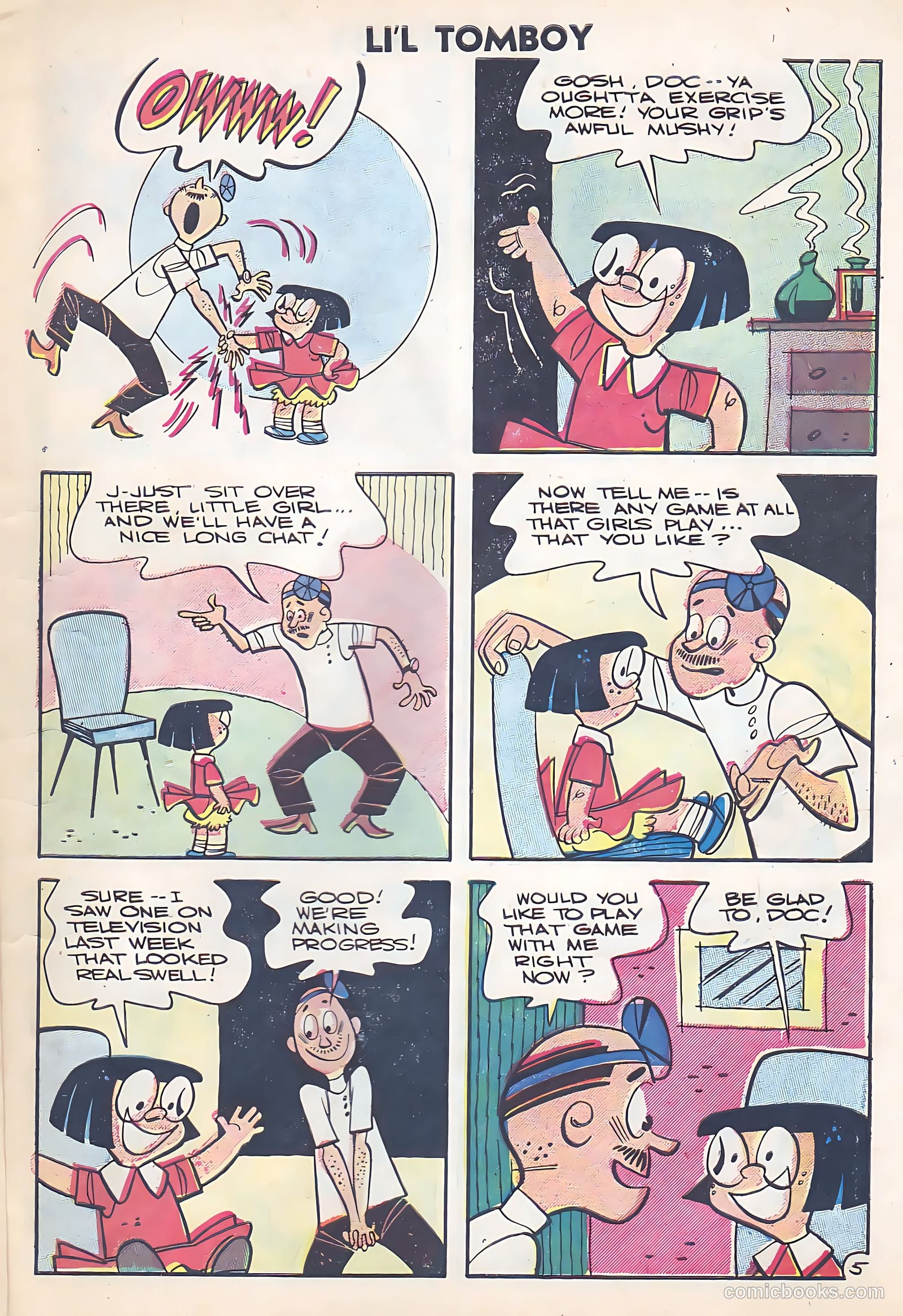 Li'l Tomboy #92 (1956) — page 7 of 36