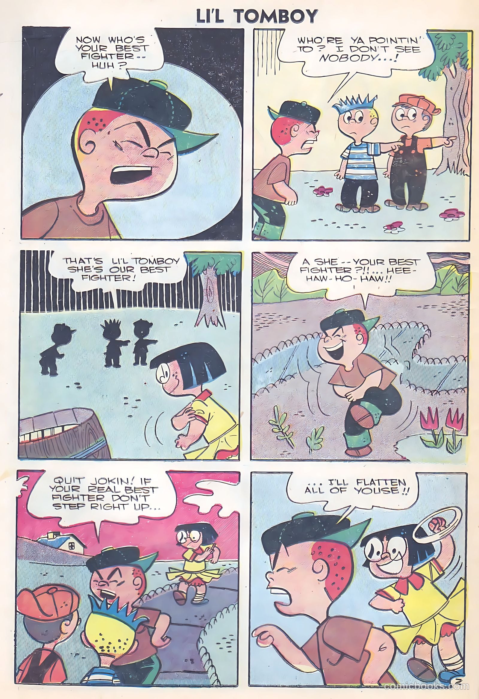 Li'l Tomboy #92 (1956) — page 12 of 36