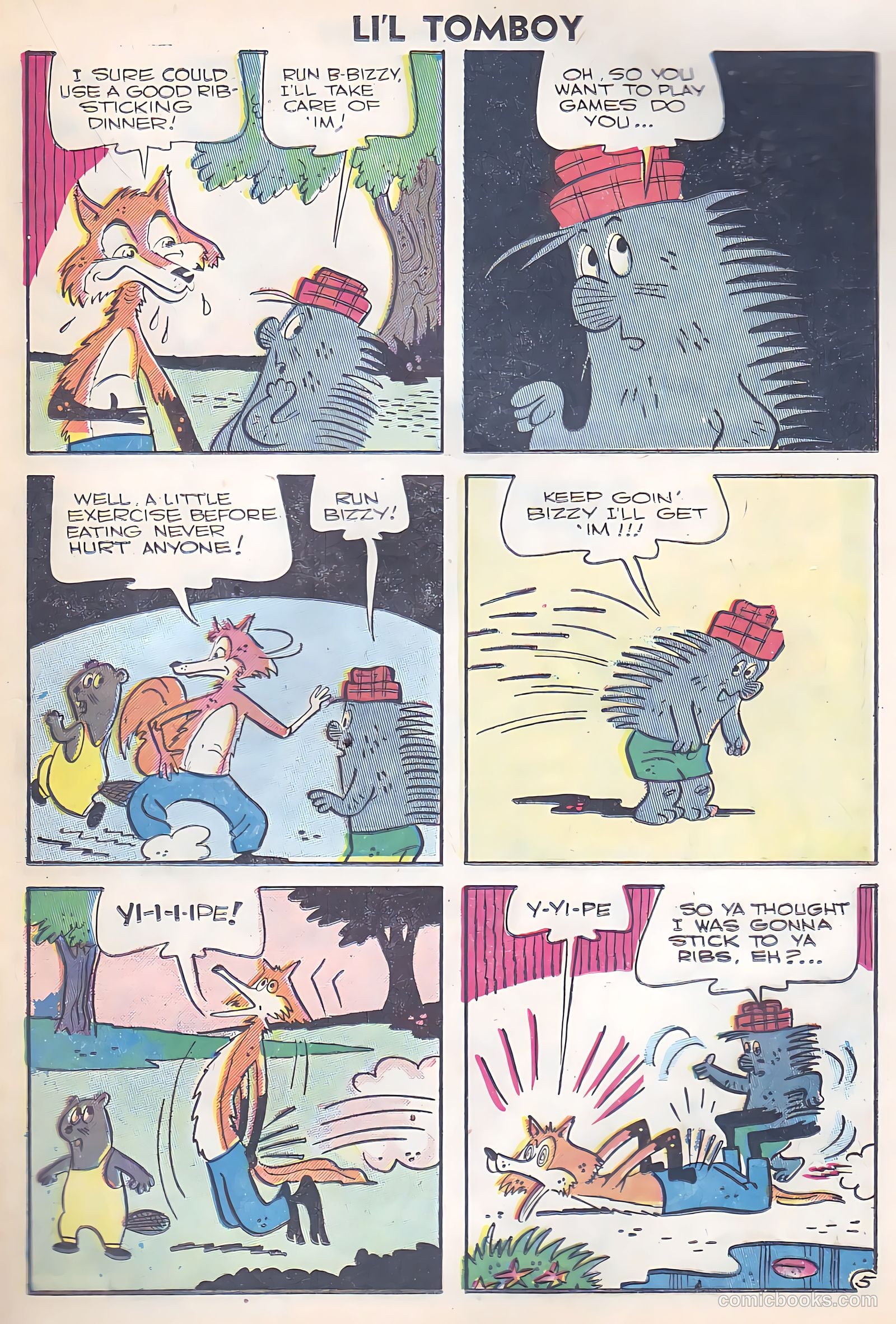 Li'l Tomboy #92 (1956) — page 21 of 36