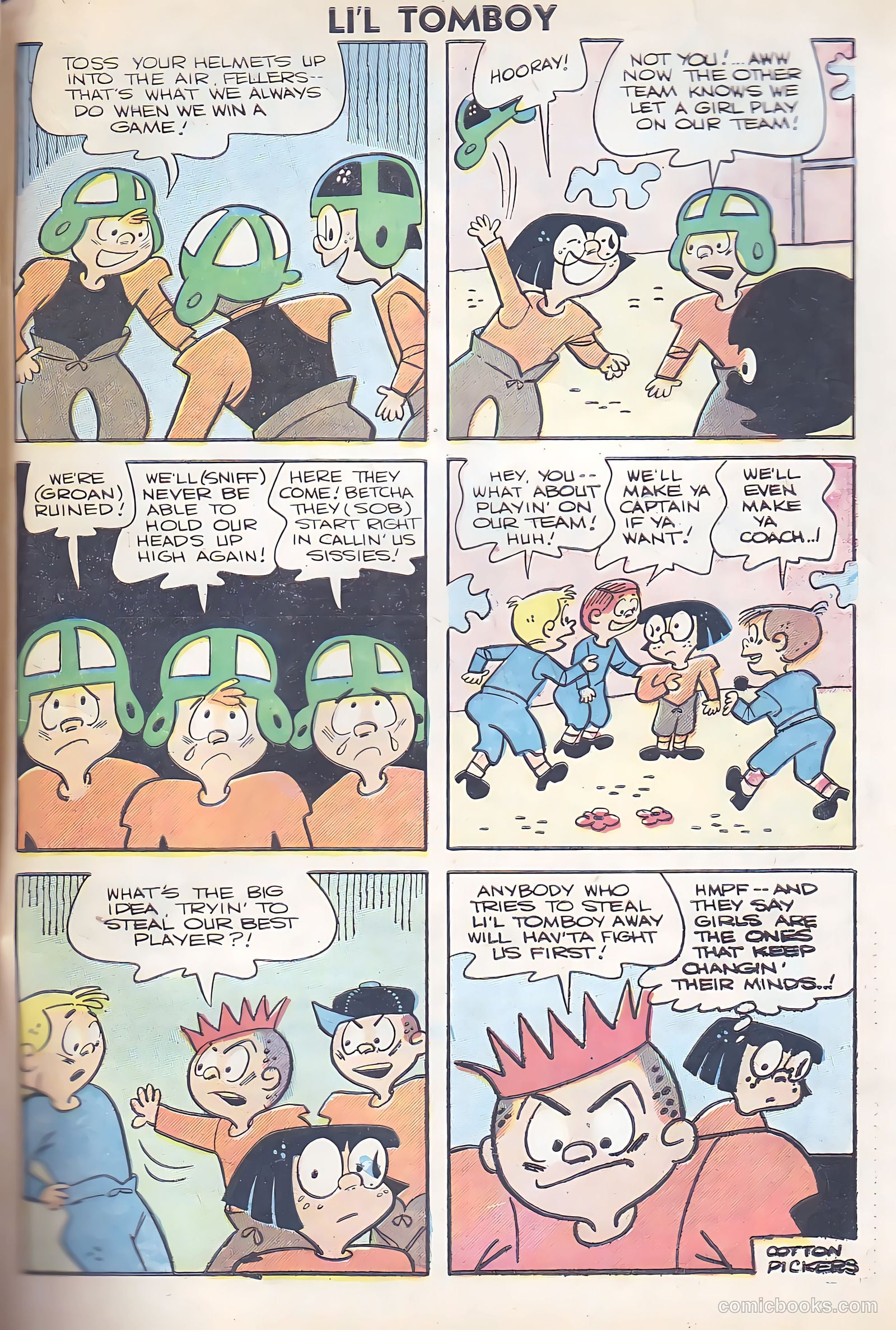Li'l Tomboy #92 (1956) — page 33 of 36