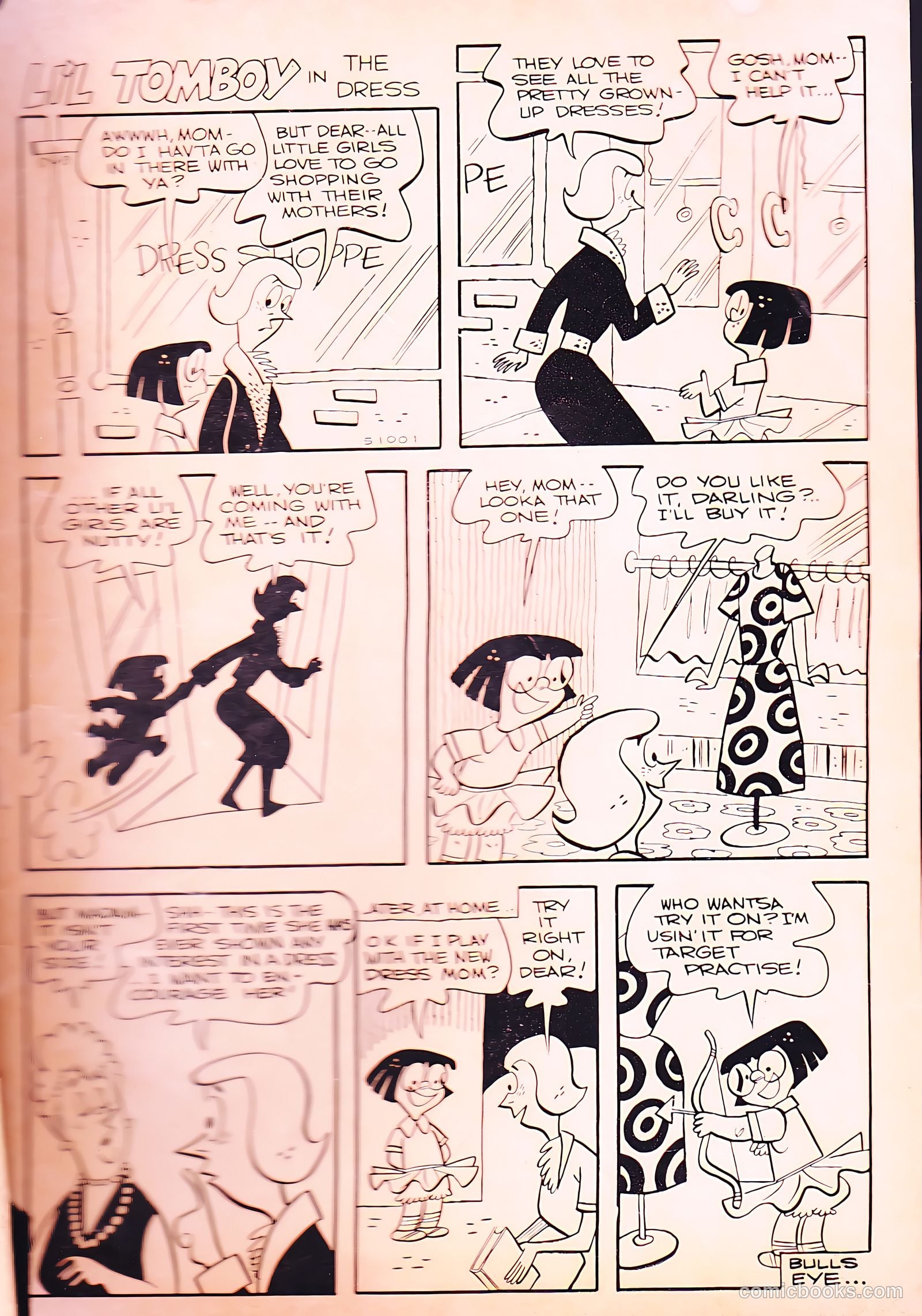 Li'l Tomboy #92 (1956) — page 35 of 36