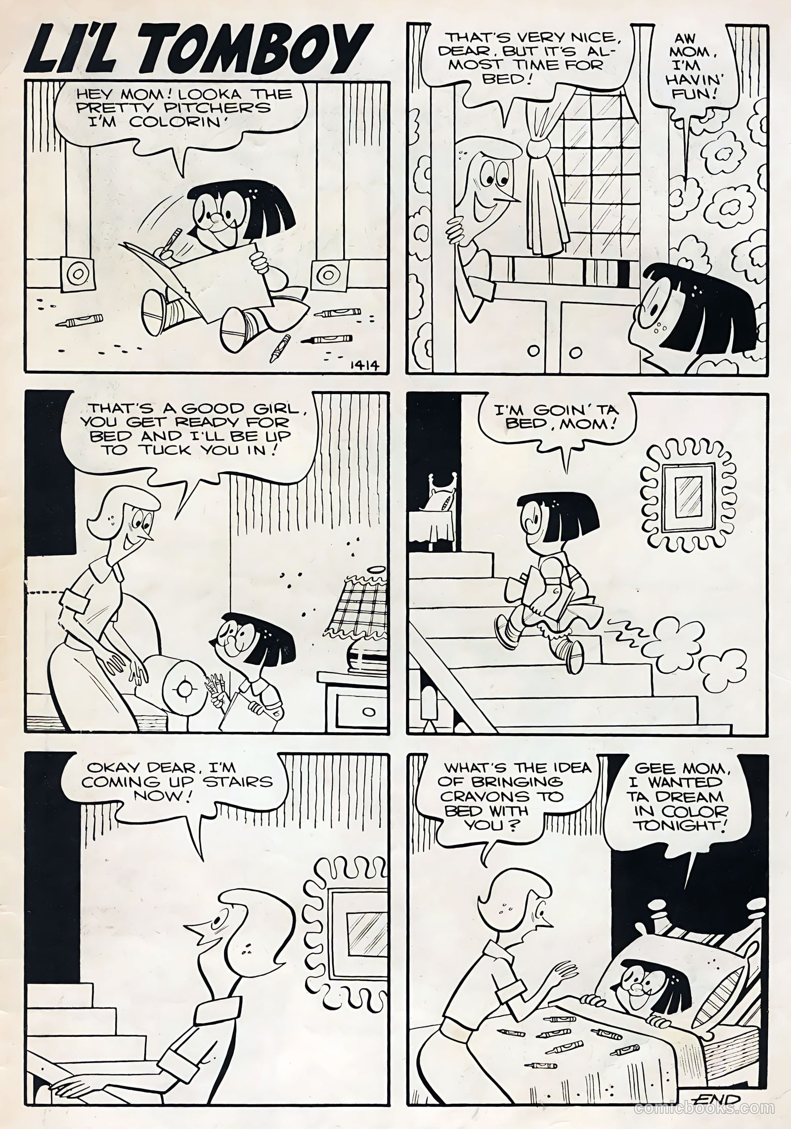 Li'l Tomboy #93 (1957) — page 35 of 36