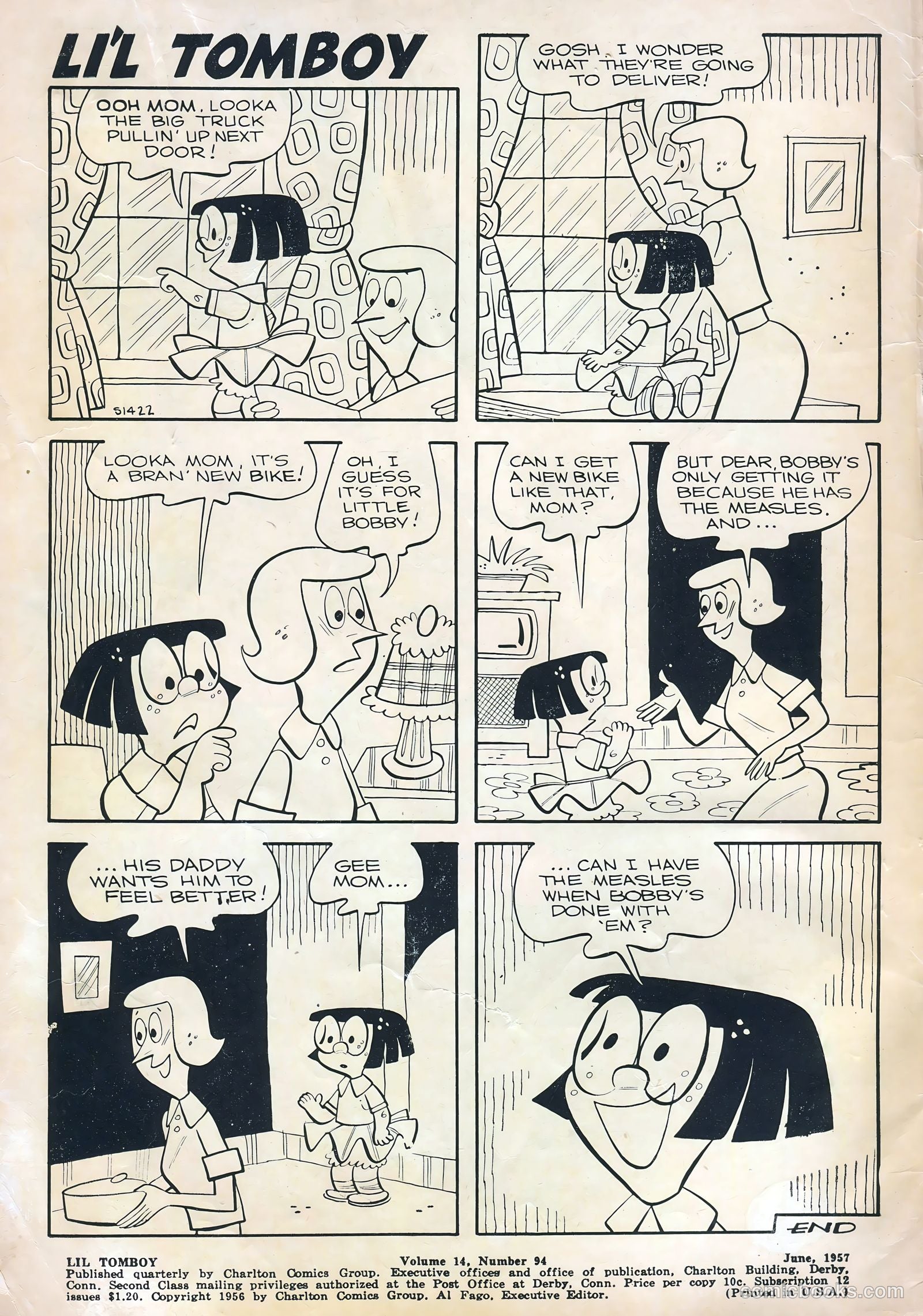 Li'l Tomboy #94 (1957) — page 2 of 36
