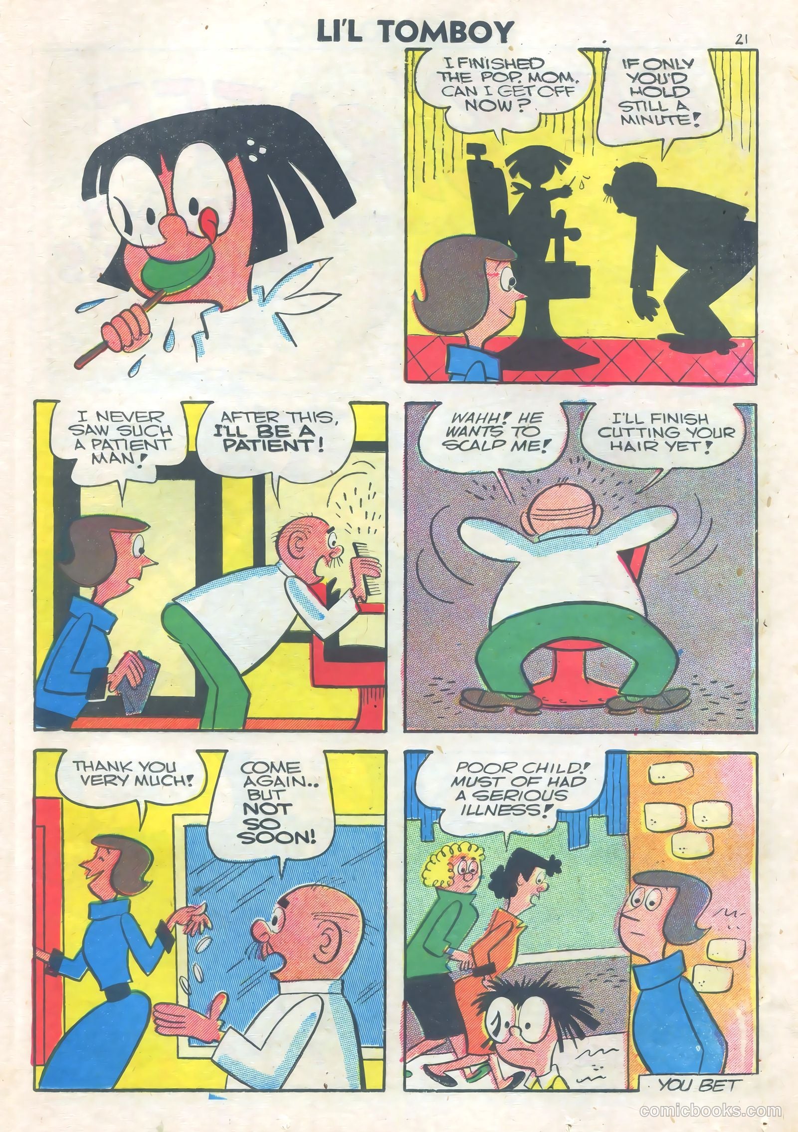 Li'l Tomboy #94 (1957) — page 23 of 36