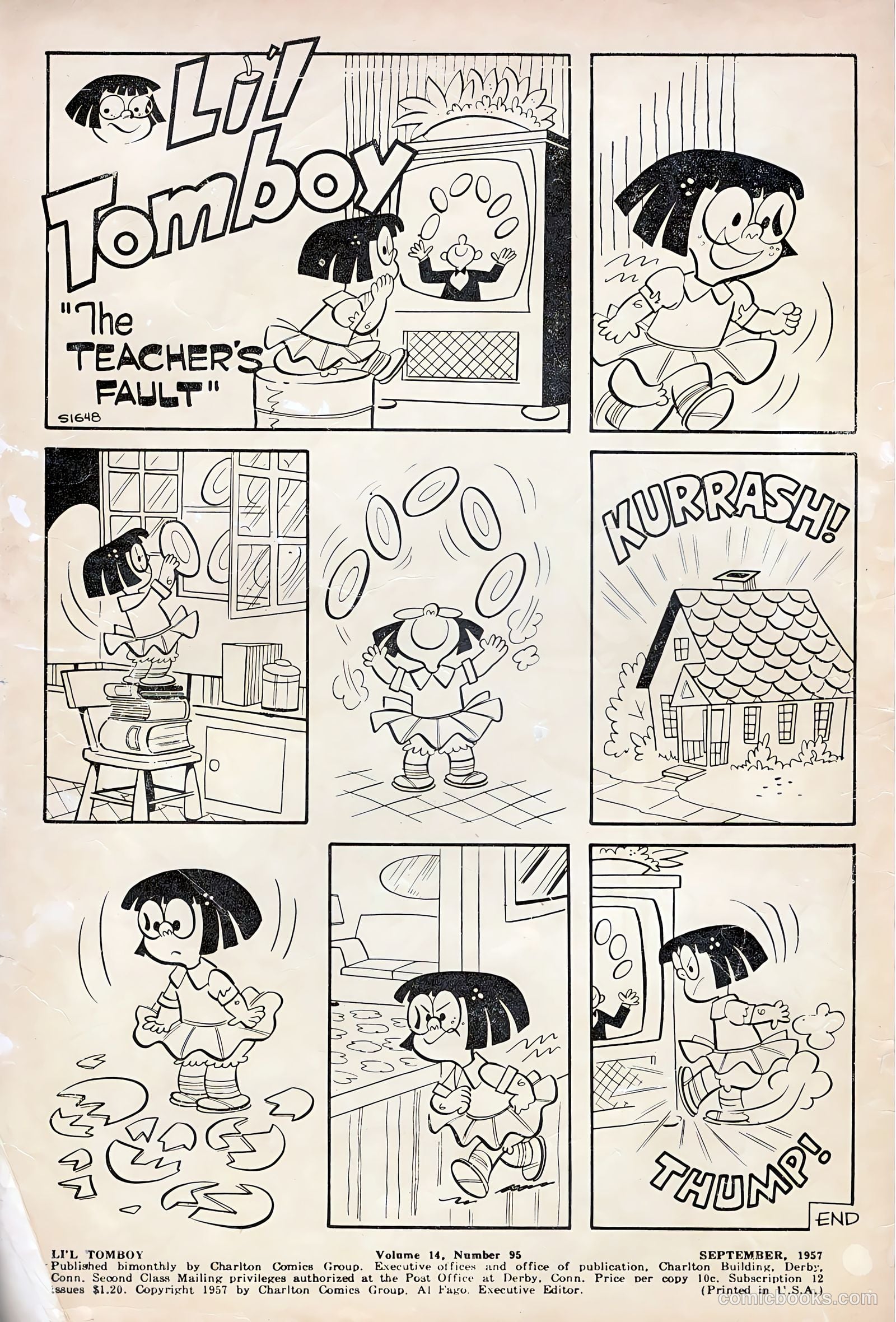 Li'l Tomboy #95 (1957) — page 2 of 36