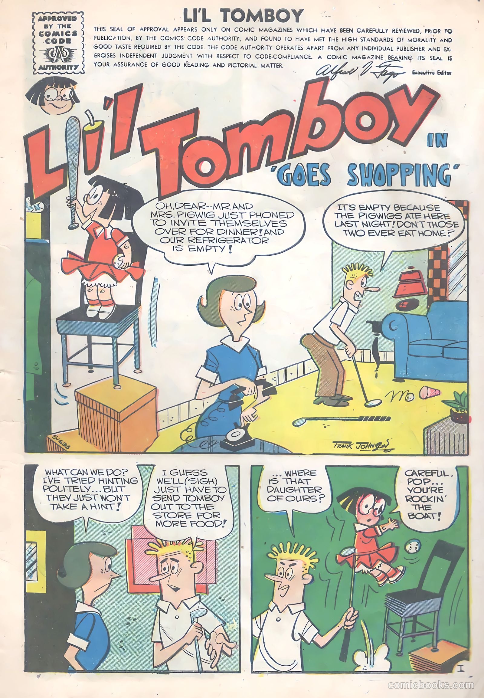 Li'l Tomboy #95 (1957) — page 3 of 36