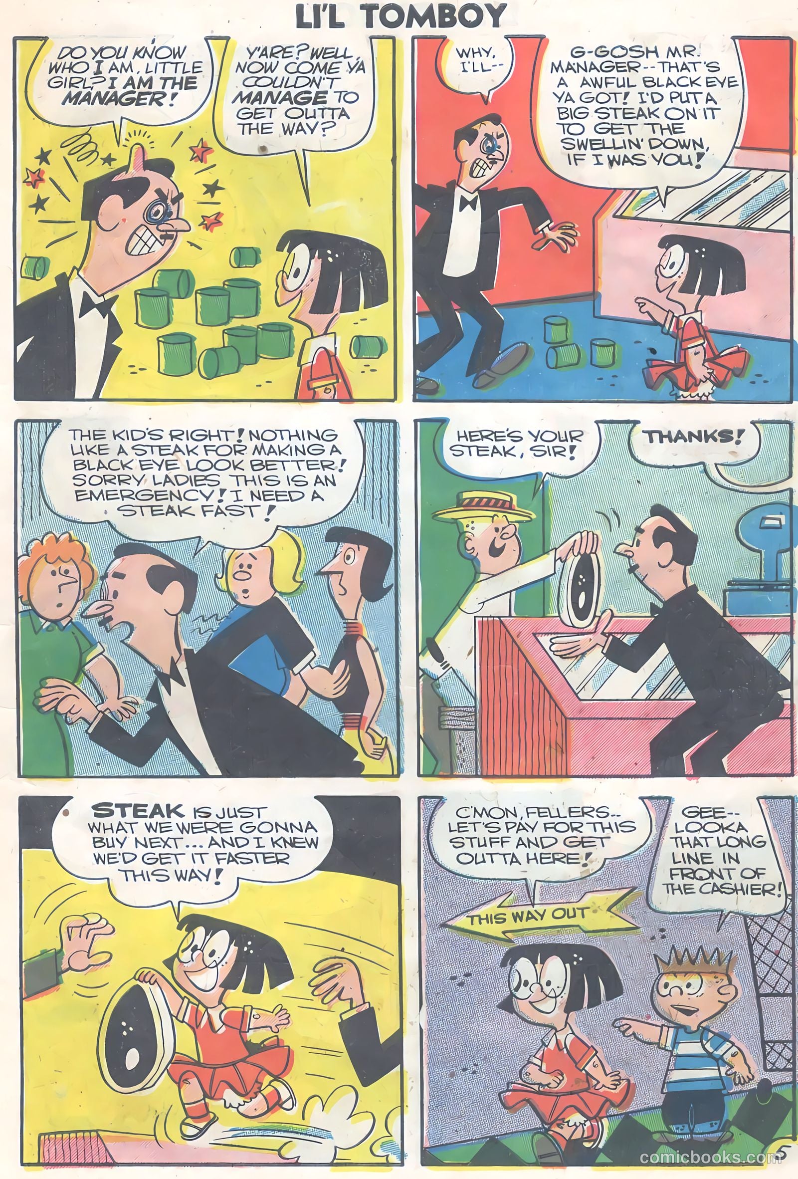 Li'l Tomboy #95 (1957) — page 7 of 36