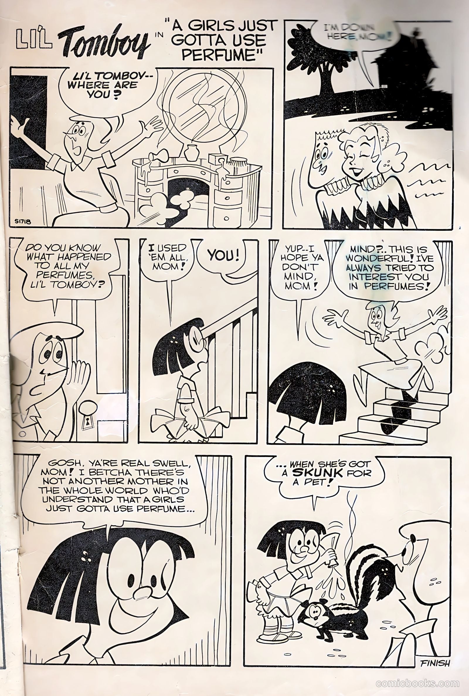 Li'l Tomboy #95 (1957) — page 35 of 36
