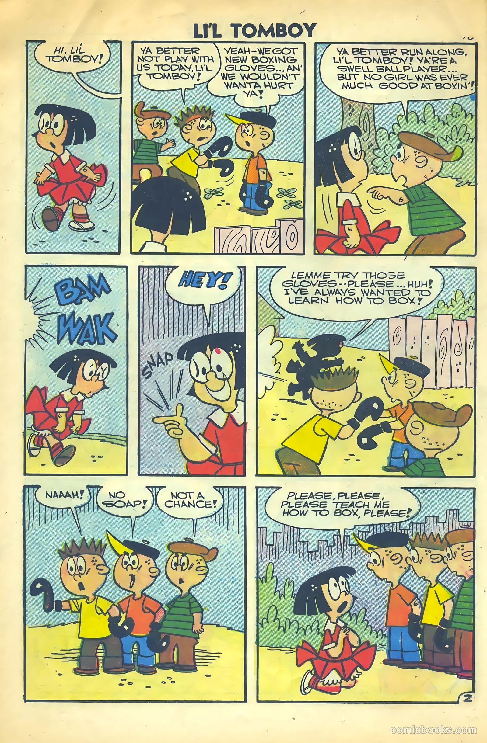 Li'l Tomboy #96 (1957) — page 12 of 36
