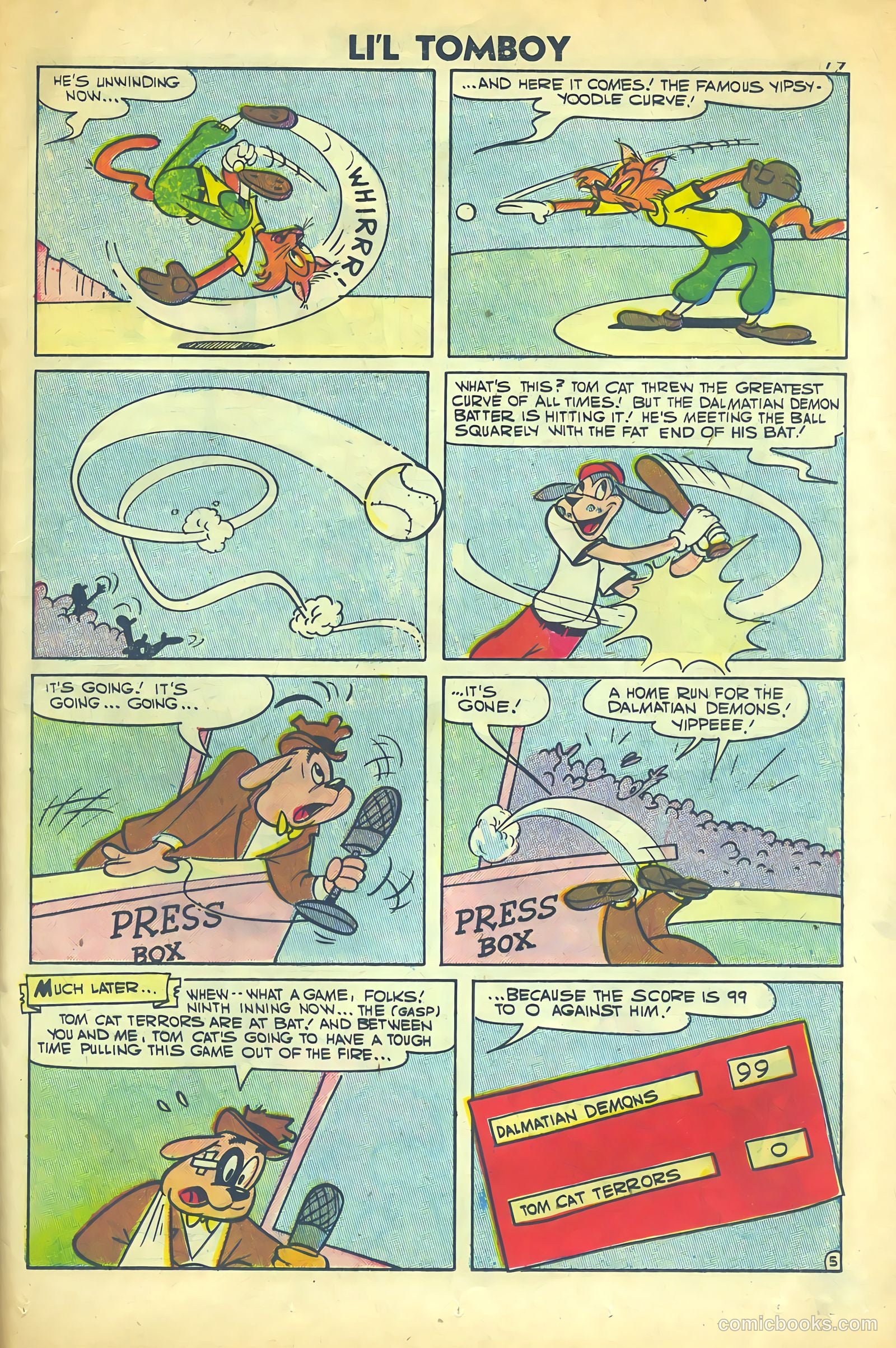 Li'l Tomboy #96 (1957) — page 21 of 36