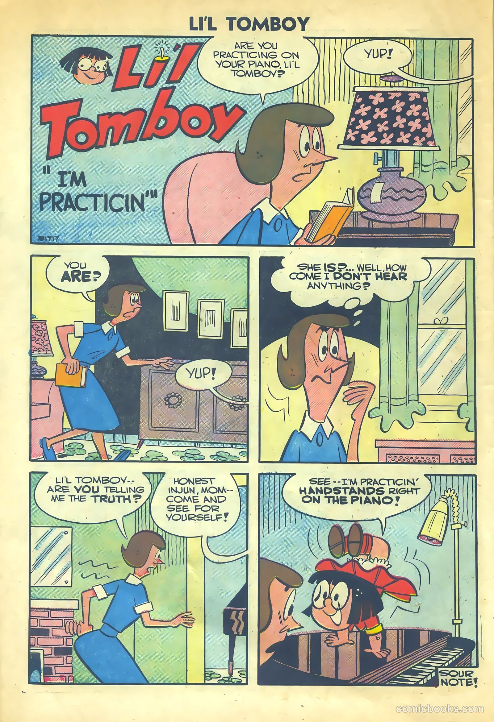 Li'l Tomboy #96 (1957) — page 30 of 36