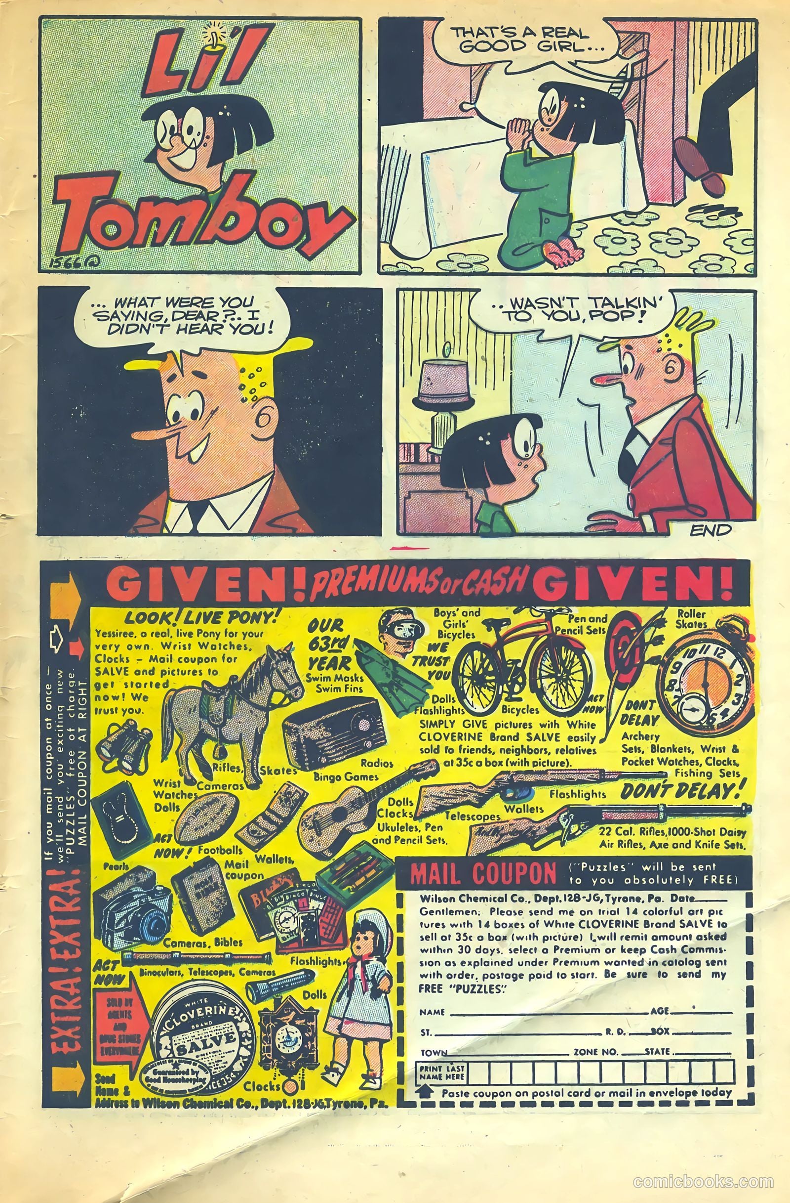 Li'l Tomboy #96 (1957) — page 33 of 36